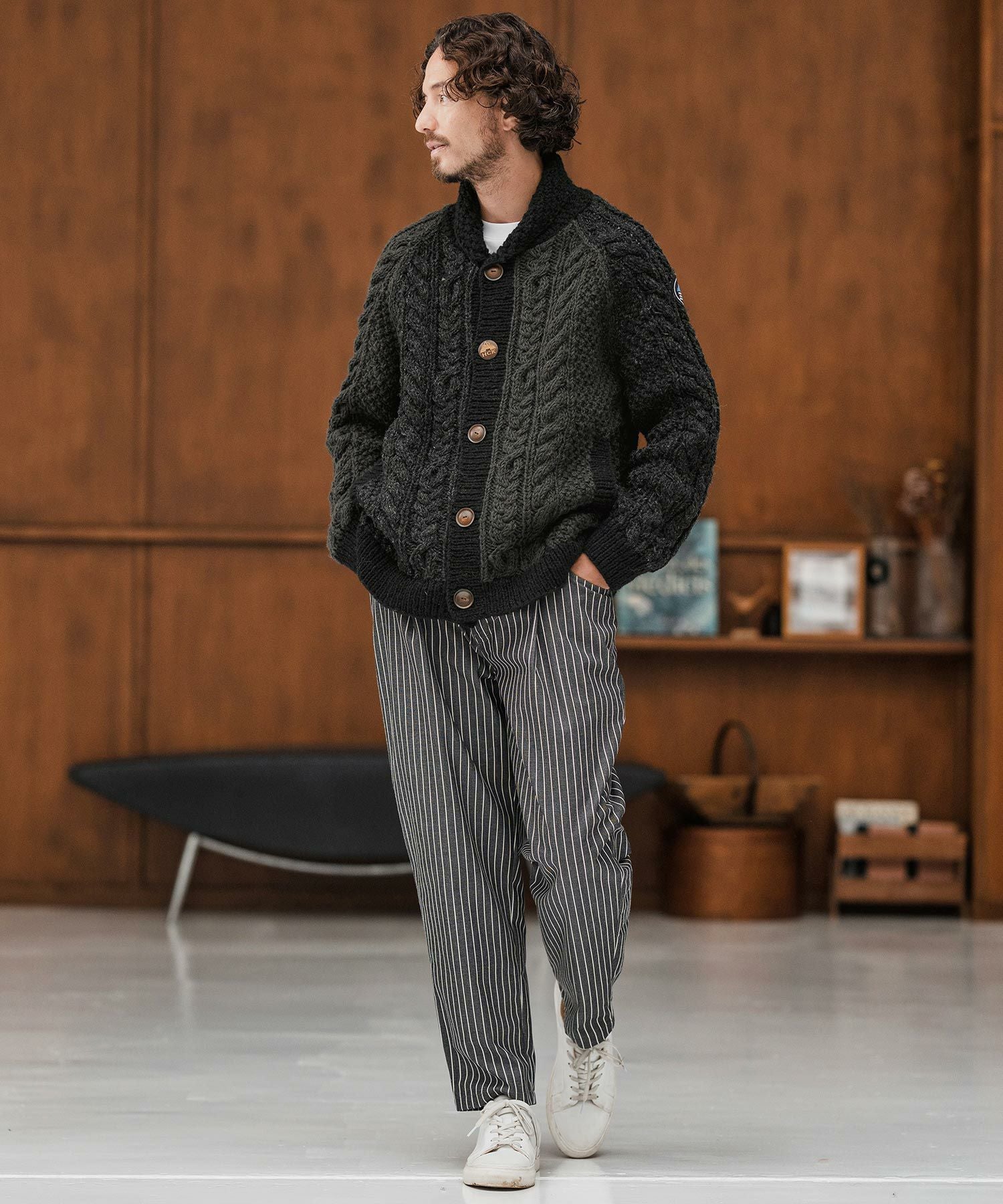 CAMBIO(カンビオ)】【HIMALAYAN CLIMBERS HAND-KNIT別注】手編み色