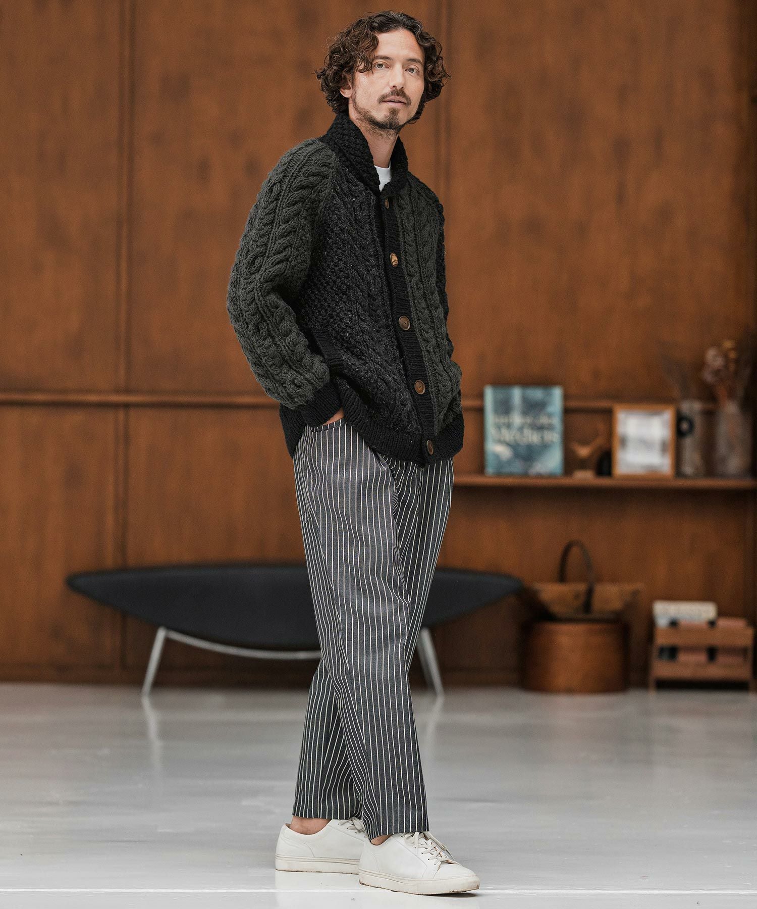 CAMBIO(カンビオ)】【HIMALAYAN CLIMBERS HAND-KNIT別注】手編み色