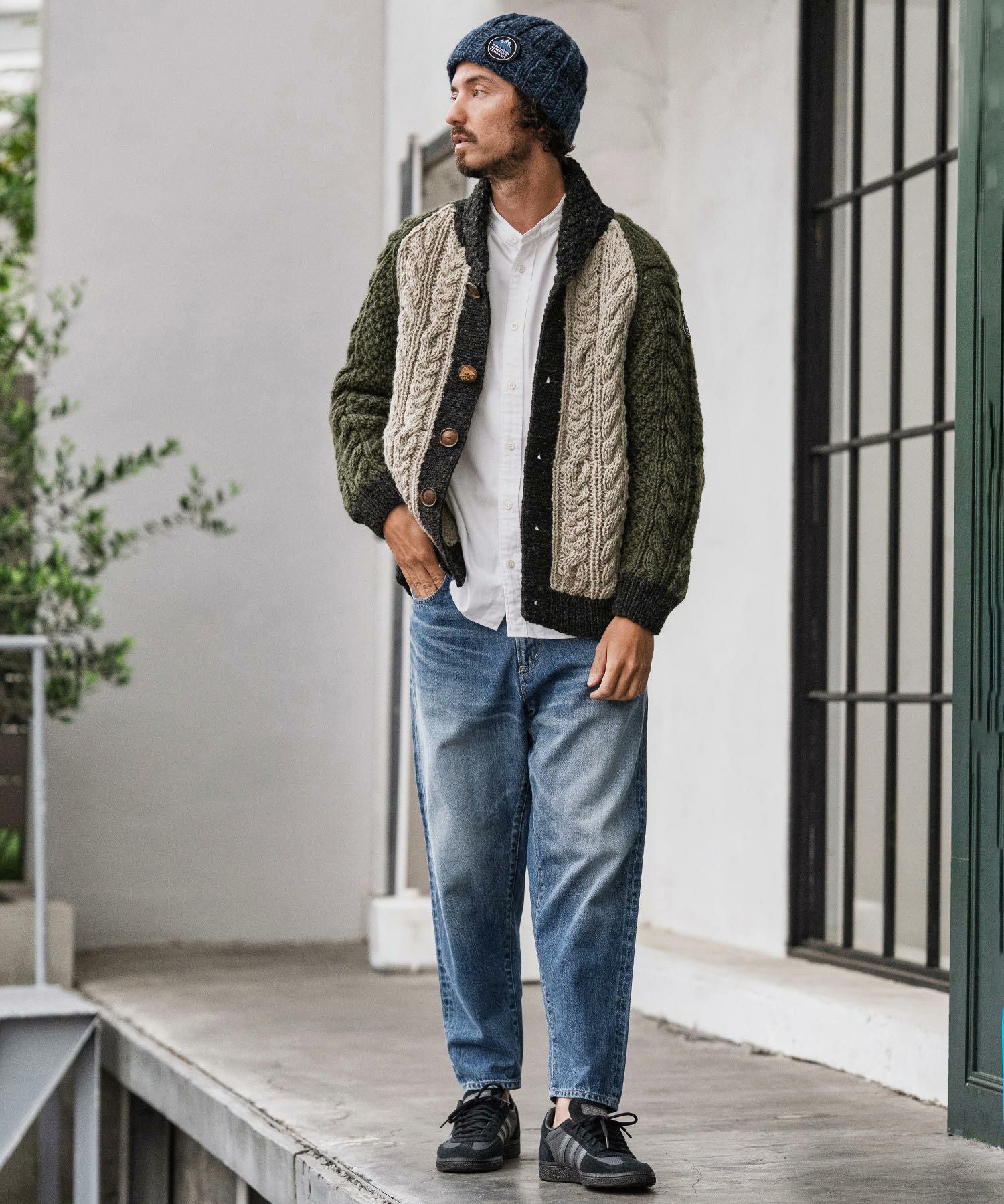 CAMBIO(カンビオ)】【HIMALAYAN CLIMBERS HAND-KNIT別注】手編み色