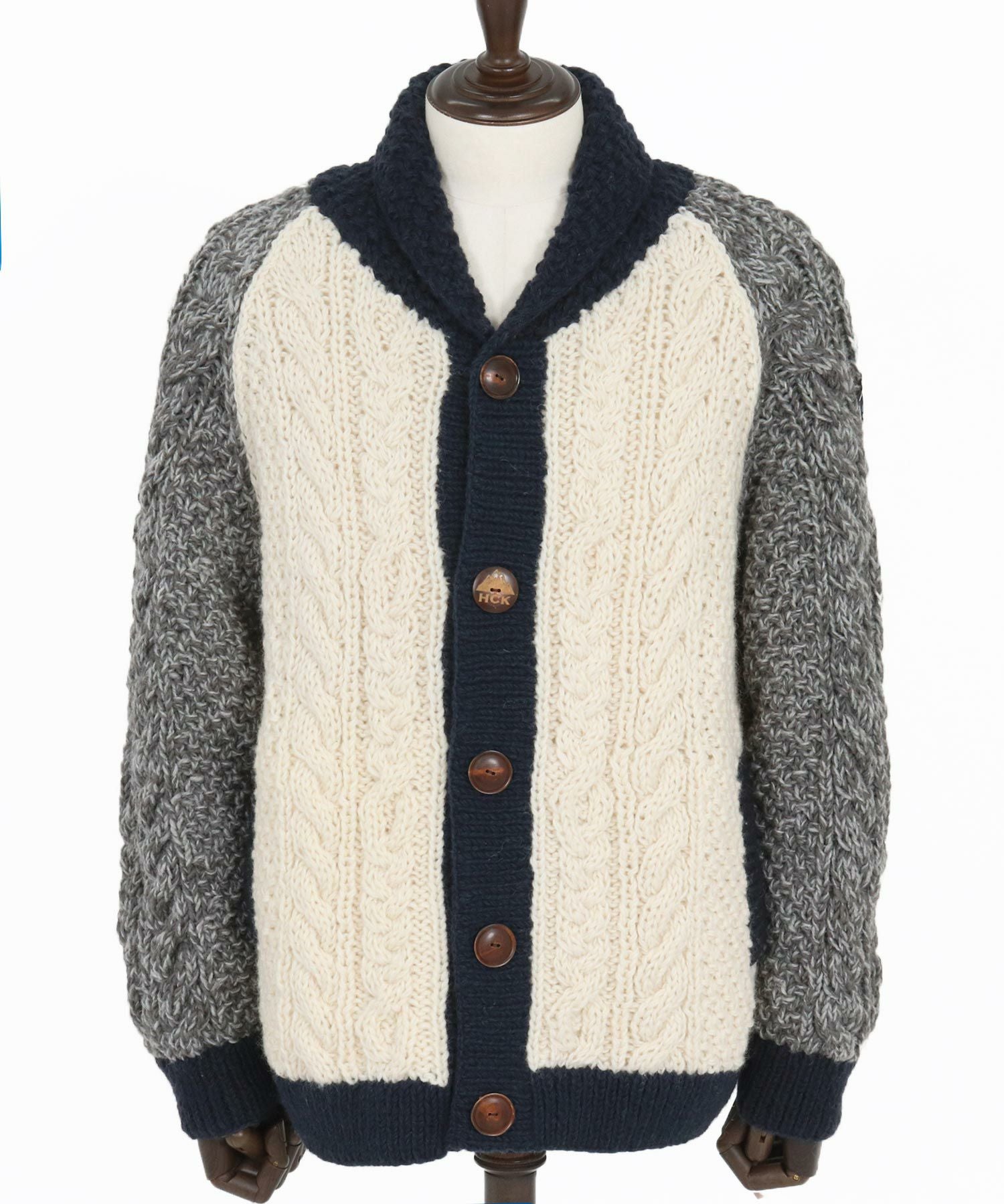 CAMBIO(カンビオ)】【HIMALAYAN CLIMBERS HAND-KNIT別注】手編み色