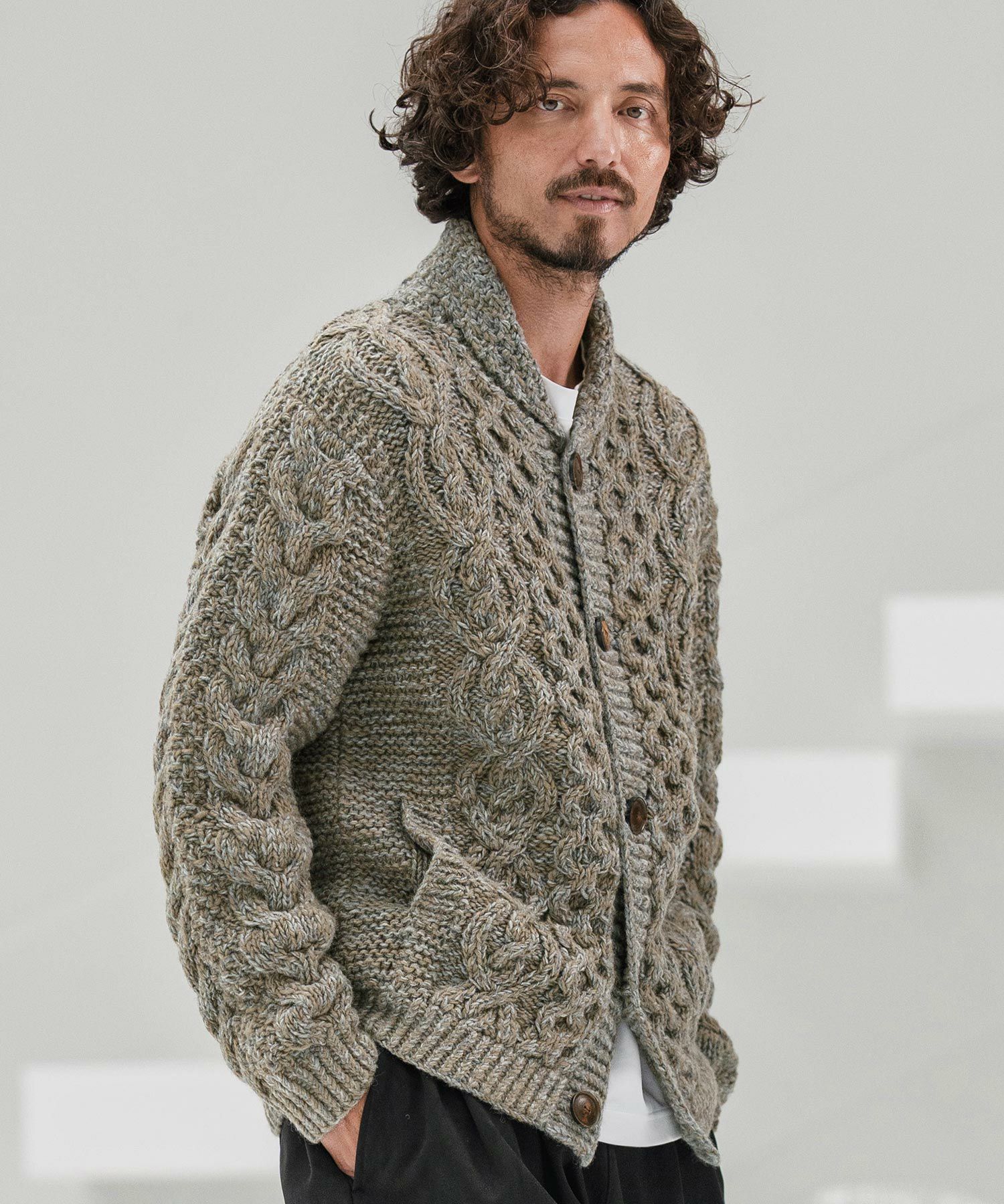 CAMBIO(カンビオ)】【HIMALAYAN CLIMBERS HAND-KNIT別注】手編み