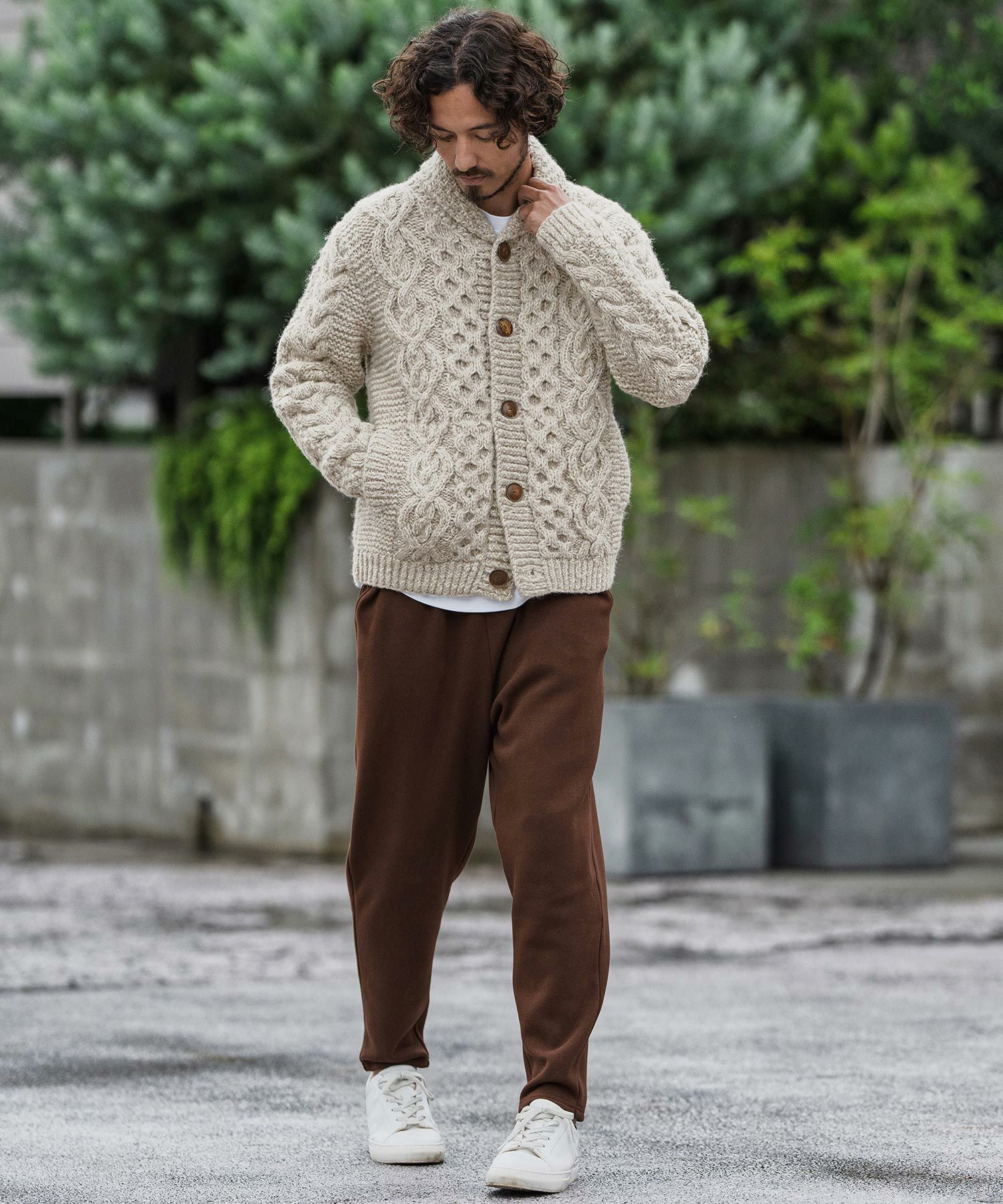 CAMBIO(カンビオ)】【HIMALAYAN CLIMBERS HAND-KNIT別注】手編み
