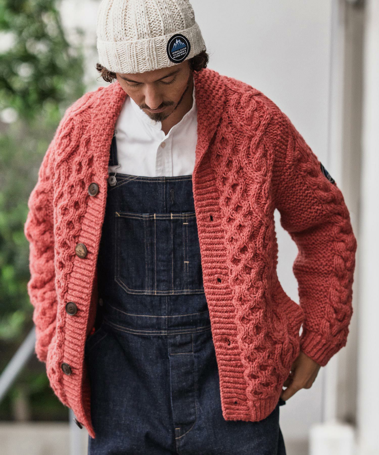 CAMBIO(カンビオ)】【HIMALAYAN CLIMBERS HAND-KNIT別注】手編み