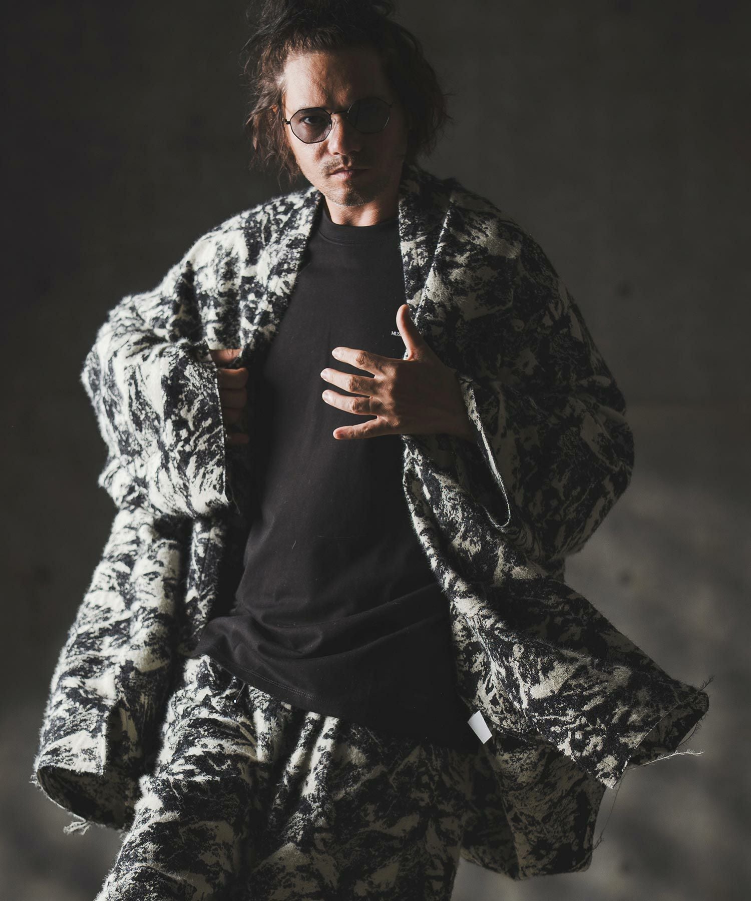 30%OFF【GLIMCLAP(グリムクラップ)】Gown-ish cropped coat-Brushed 30%OFF【GLIMCLAP(グリムクラップ)】Gown-ish cropped coat-Brushed