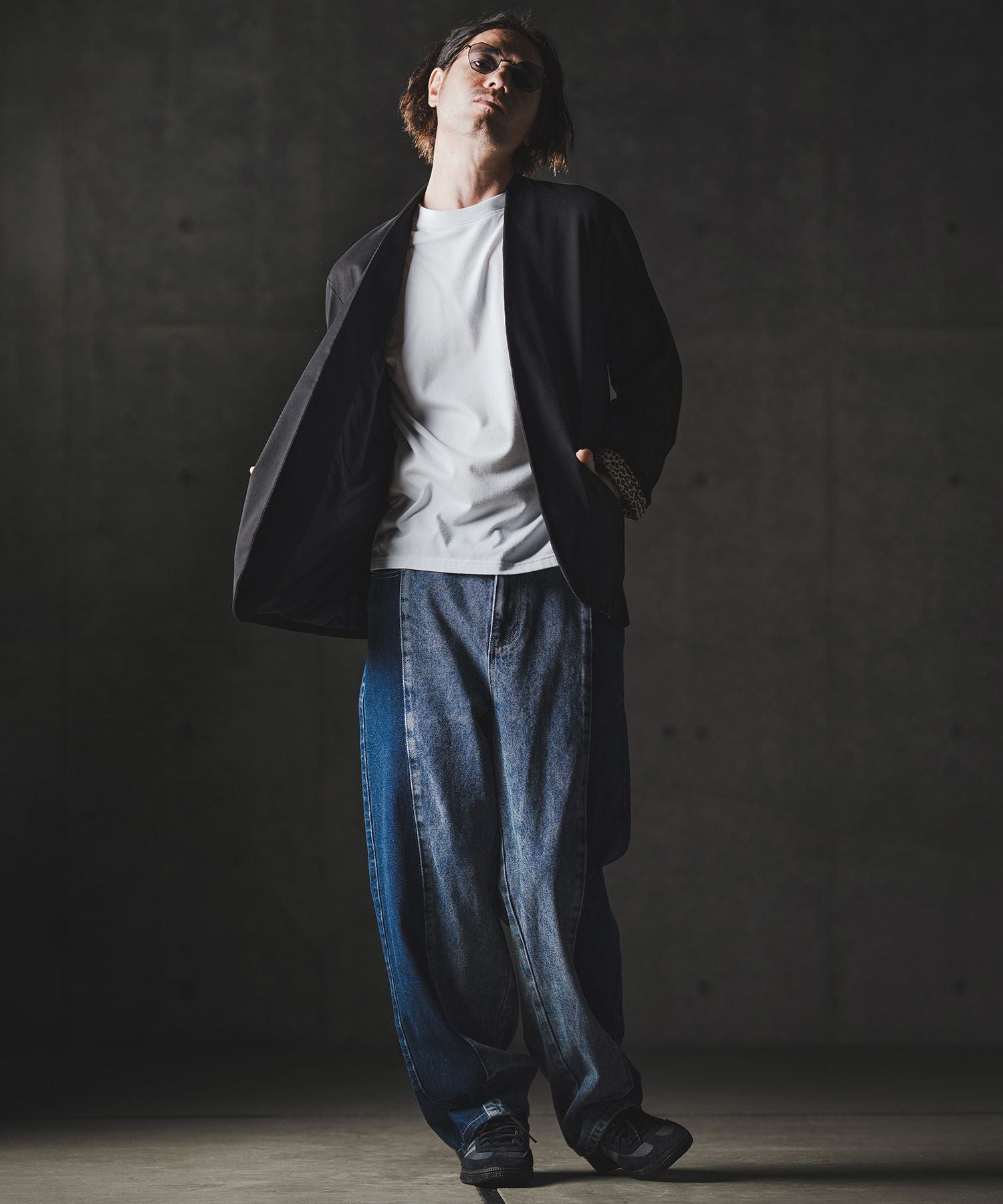 30%OFF【GLIMCLAP(グリムクラップ)】Minimal Jacket-stretch chino