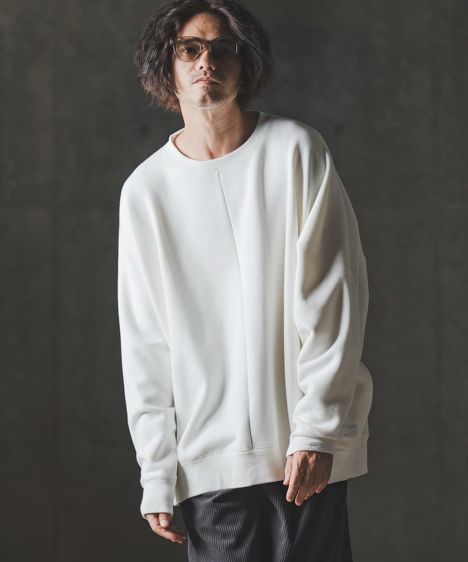 GLIMCLAP(グリムクラップ)】Dolman sleeve detail pullover-Bonded