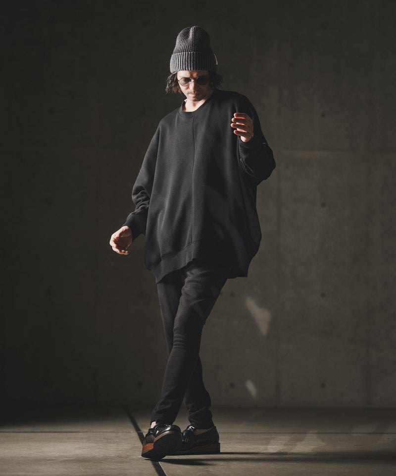 GLIMCLAP(グリムクラップ)】Dolman sleeve detail pullover-Bonded 