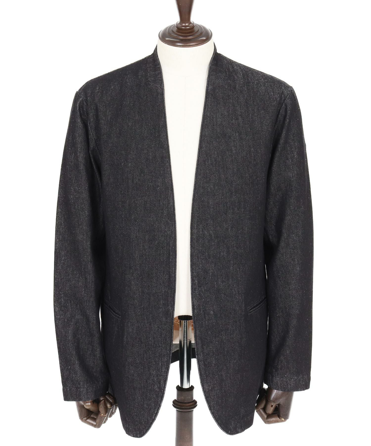 GLIMCLAP(グリムクラップ)】Denim minimal Jacket-Distressed for a