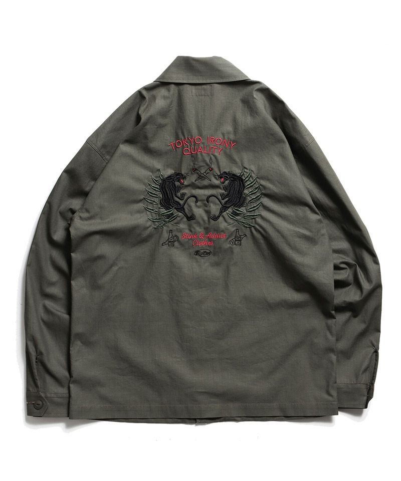 ROTAR(ローター)】T.I.Q Ripstop Military Shirt JKT ミリタリーシャツ
