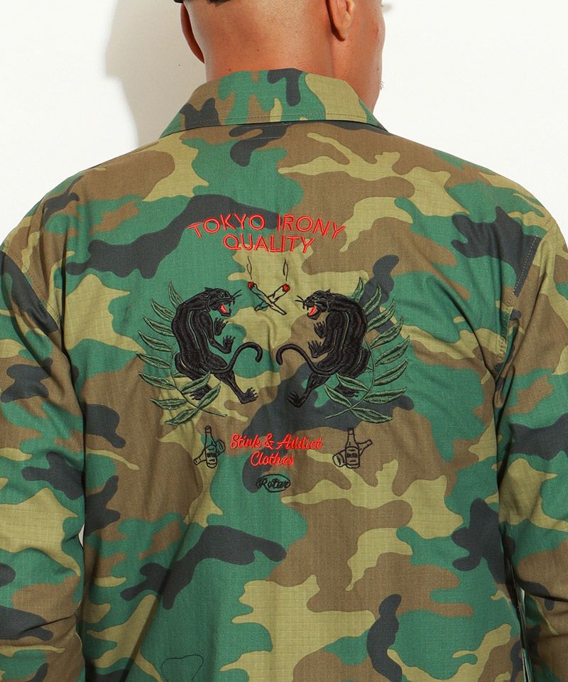 ROTAR(ローター)】T.I.Q Ripstop Military Shirt JKT ミリタリーシャツ