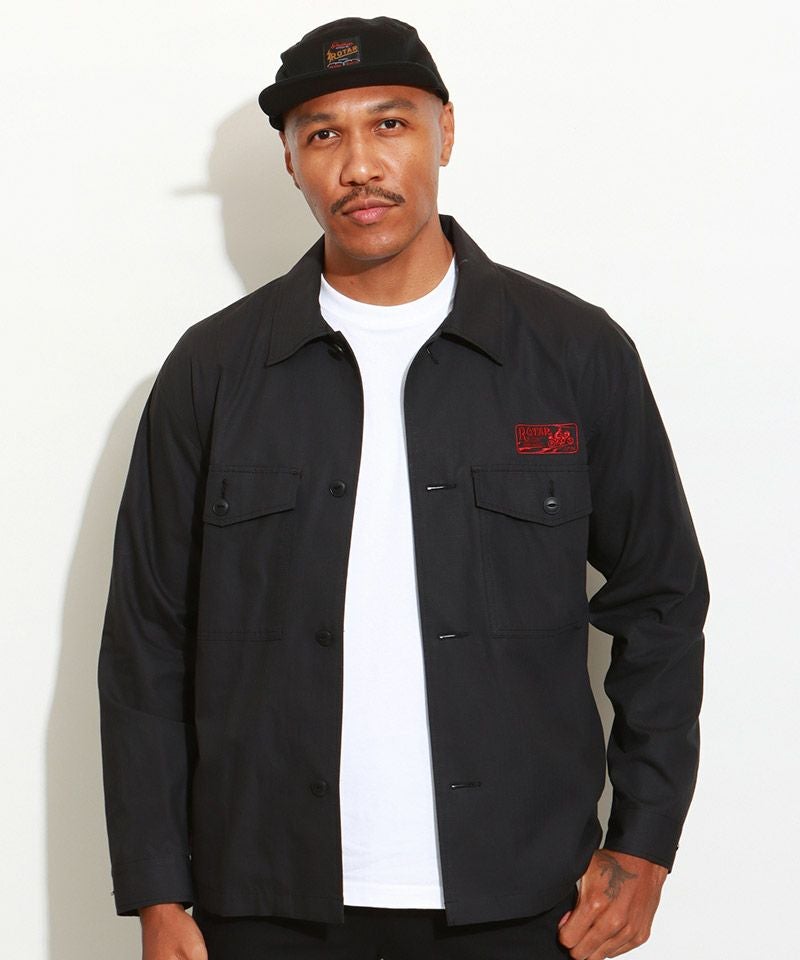ROTAR(ローター)】T.I.Q Ripstop Military Shirt JKT ミリタリーシャツ