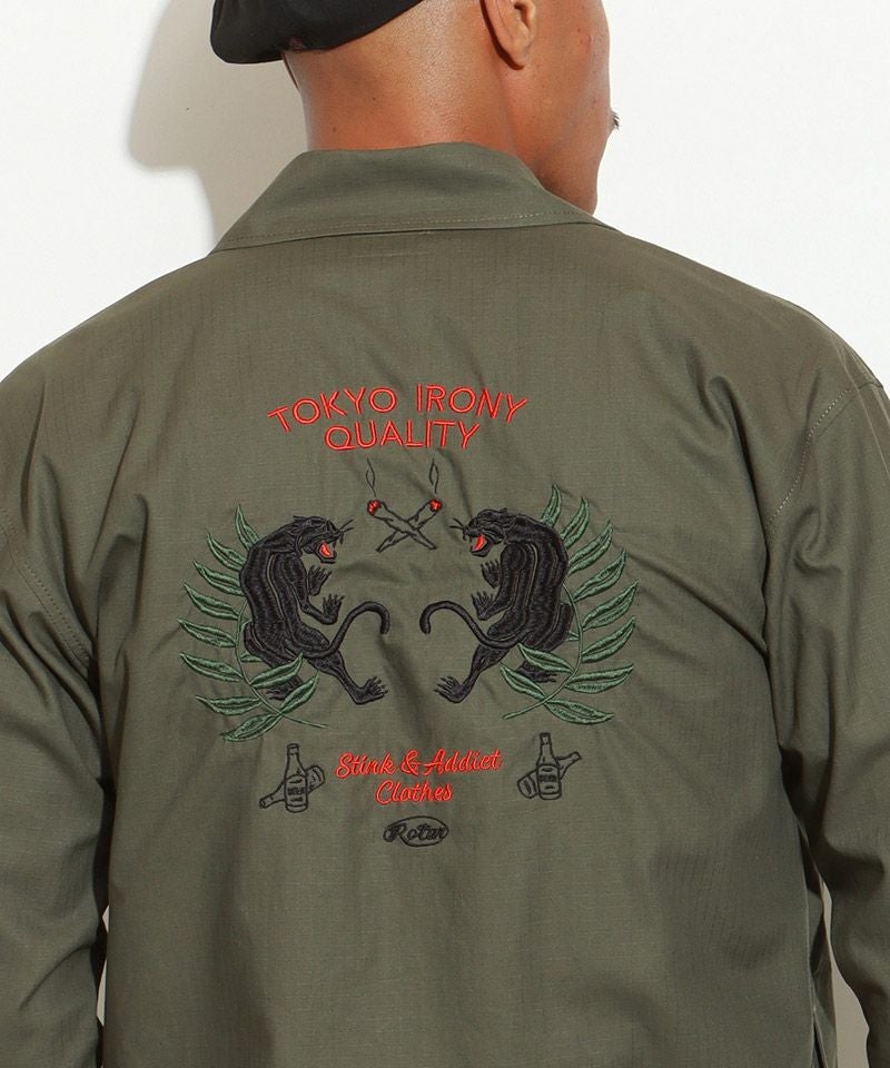 ROTAR(ローター)】T.I.Q Ripstop Military Shirt JKT ミリタリーシャツ