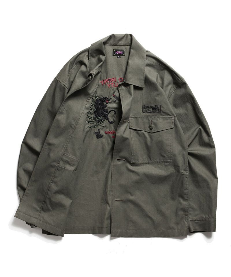 ROTAR(ローター)】T.I.Q Ripstop Military Shirt JKT ミリタリーシャツ