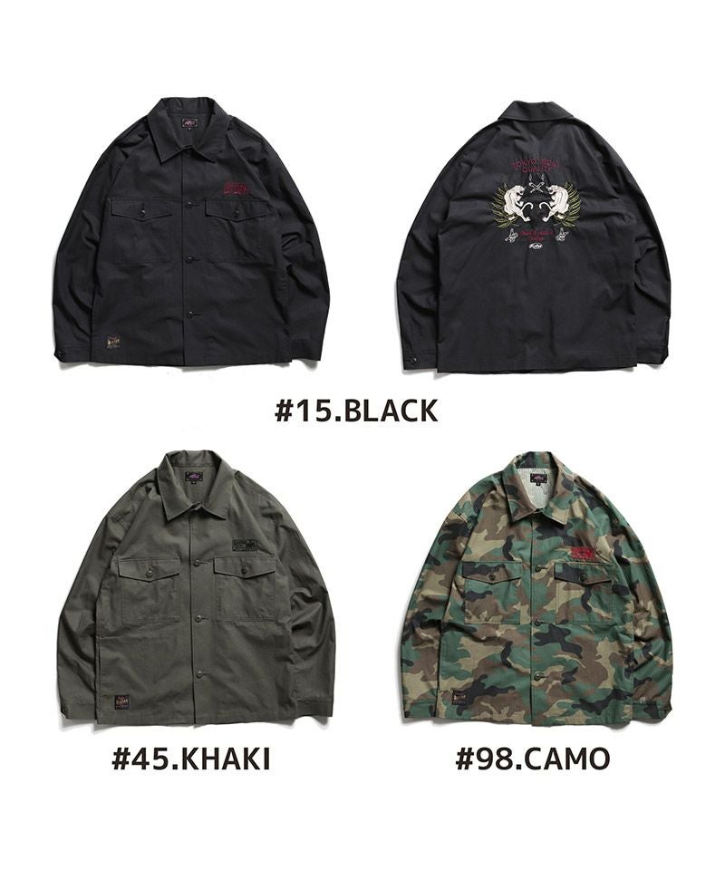 ROTAR(ローター)】T.I.Q Ripstop Military Shirt JKT ミリタリーシャツ 