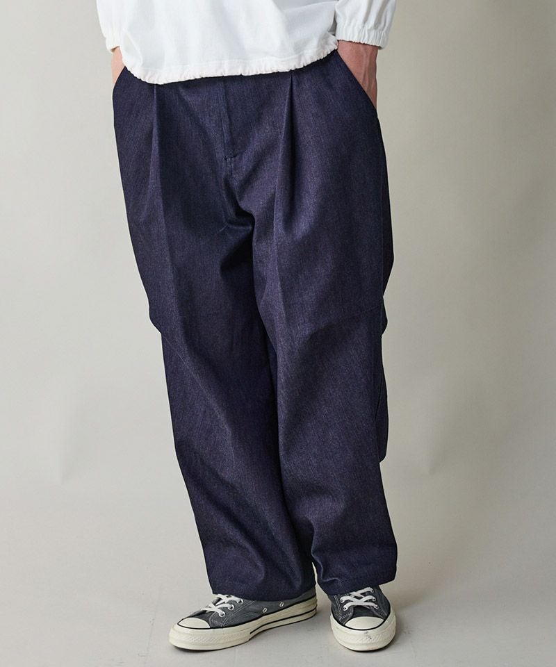rehacer(レアセル)】Tuckline Denim Trousers デニムパンツ