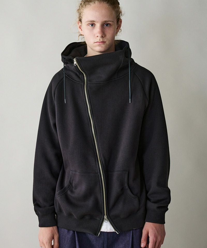 SENSUAL　FMH　レザーパーカー　オリーブ XU パーカー 「Never mind the XU」fur hoodie / 「ネバーマインド ザ