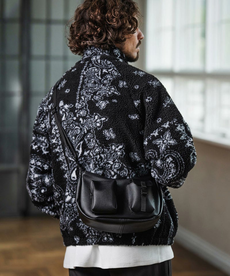 Magine(マージン)】Boa Fleece Stand Collar Jacket ボアジャケット 