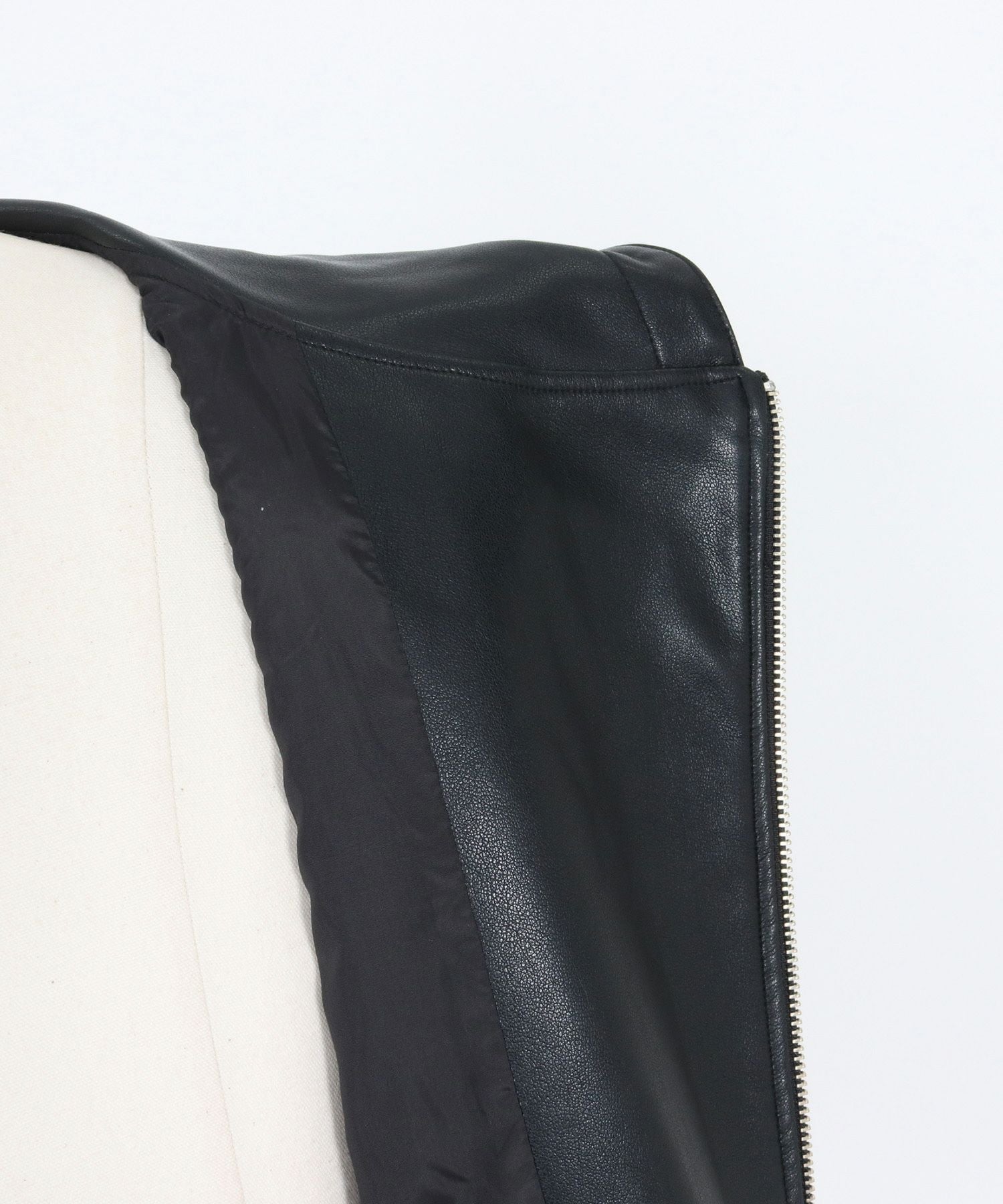 Magine(マージン)】Synthetic Leather Hooded Blouson フーデット