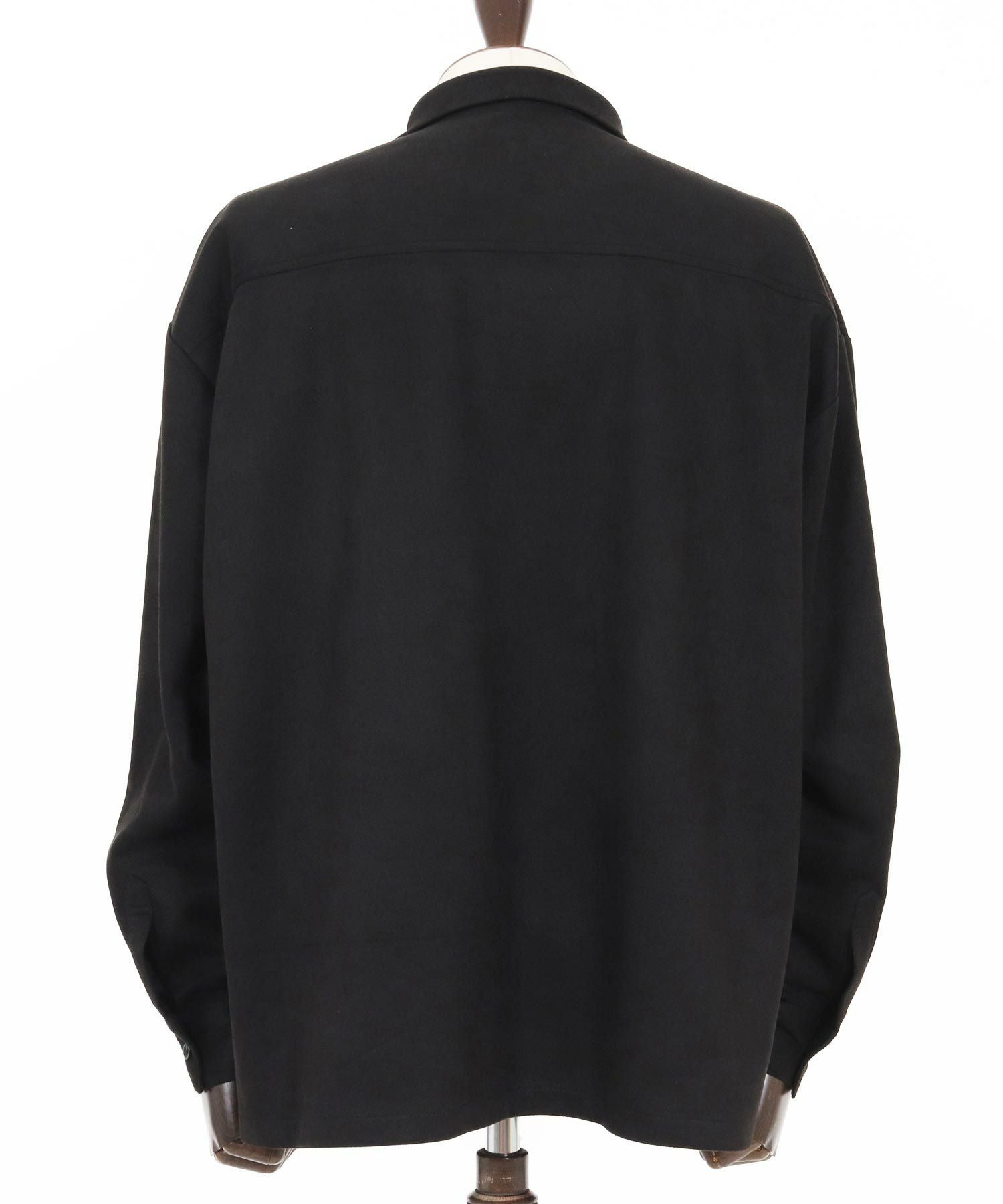Magine(マージン)】Suede Ponte Fly Front Knit Shirt シャツ(MGN-253