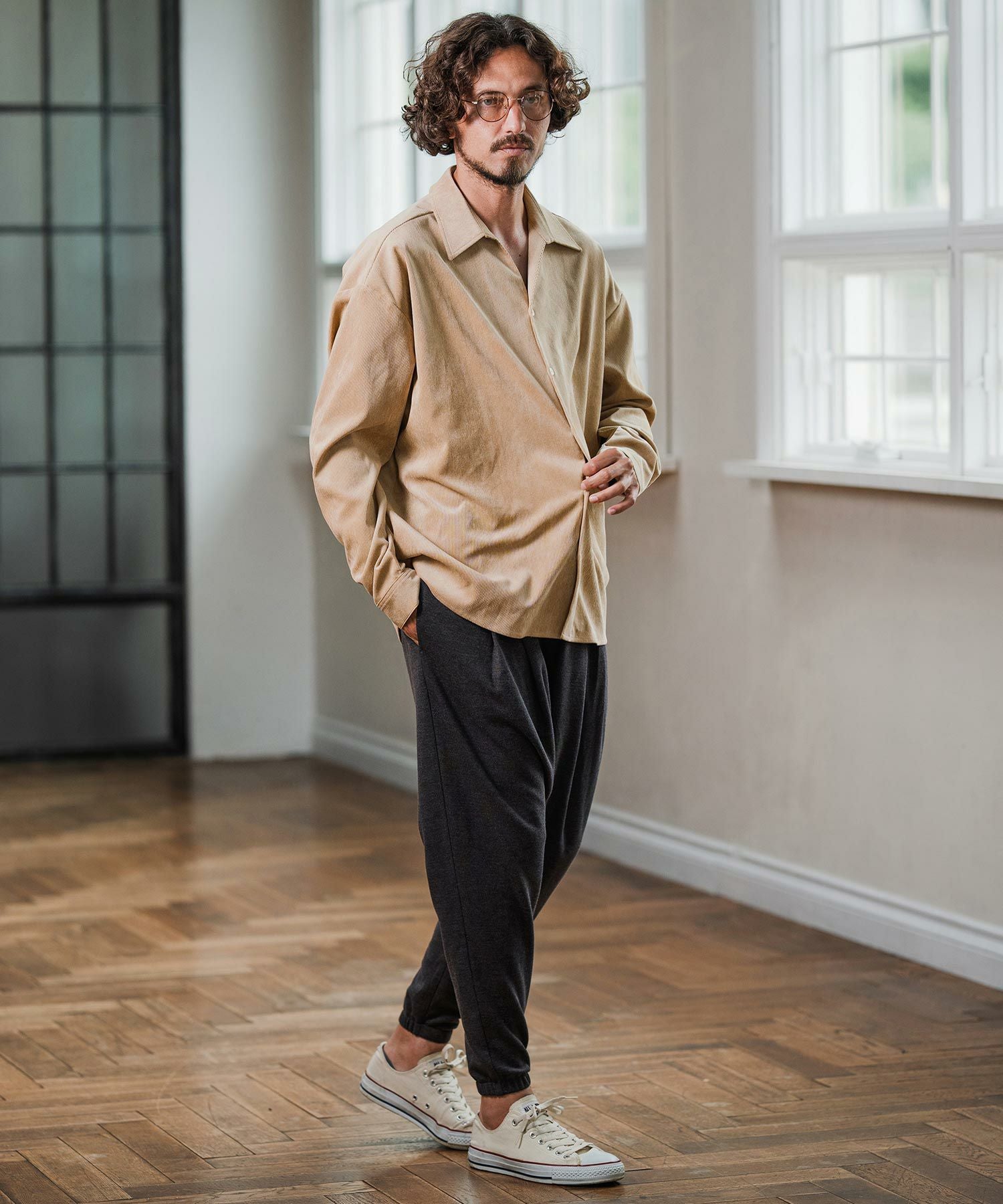 Magine(マージン)】Corduroy Skipper Shirt スキッパーシャツ(MGN-253