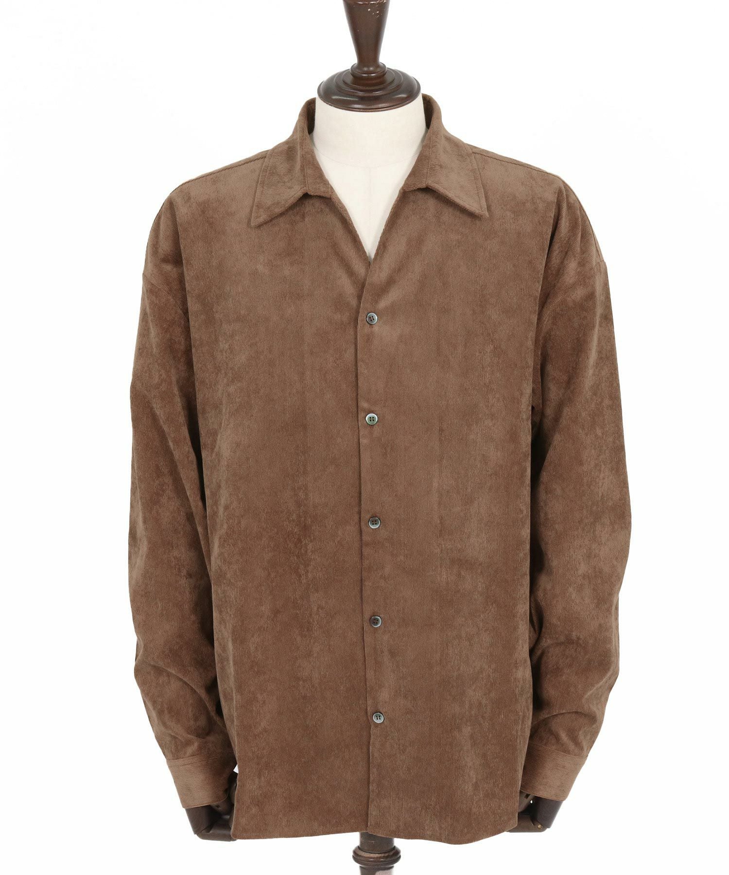 その他 MEG Magine(マージン)】Corduroy Skipper Shirt スキッパーシャツ(MGN-253