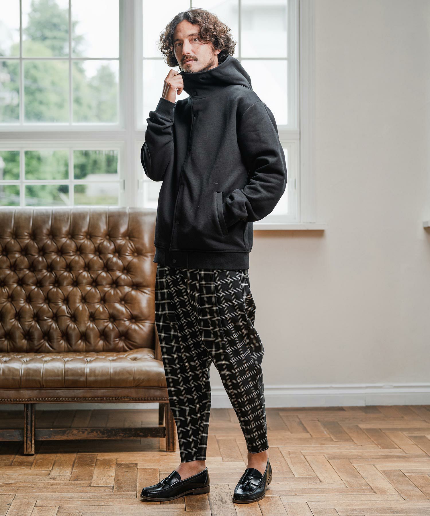 Magine(マージン)】Brushed Lining Hoodie Parka パーカー(MGN-253-019