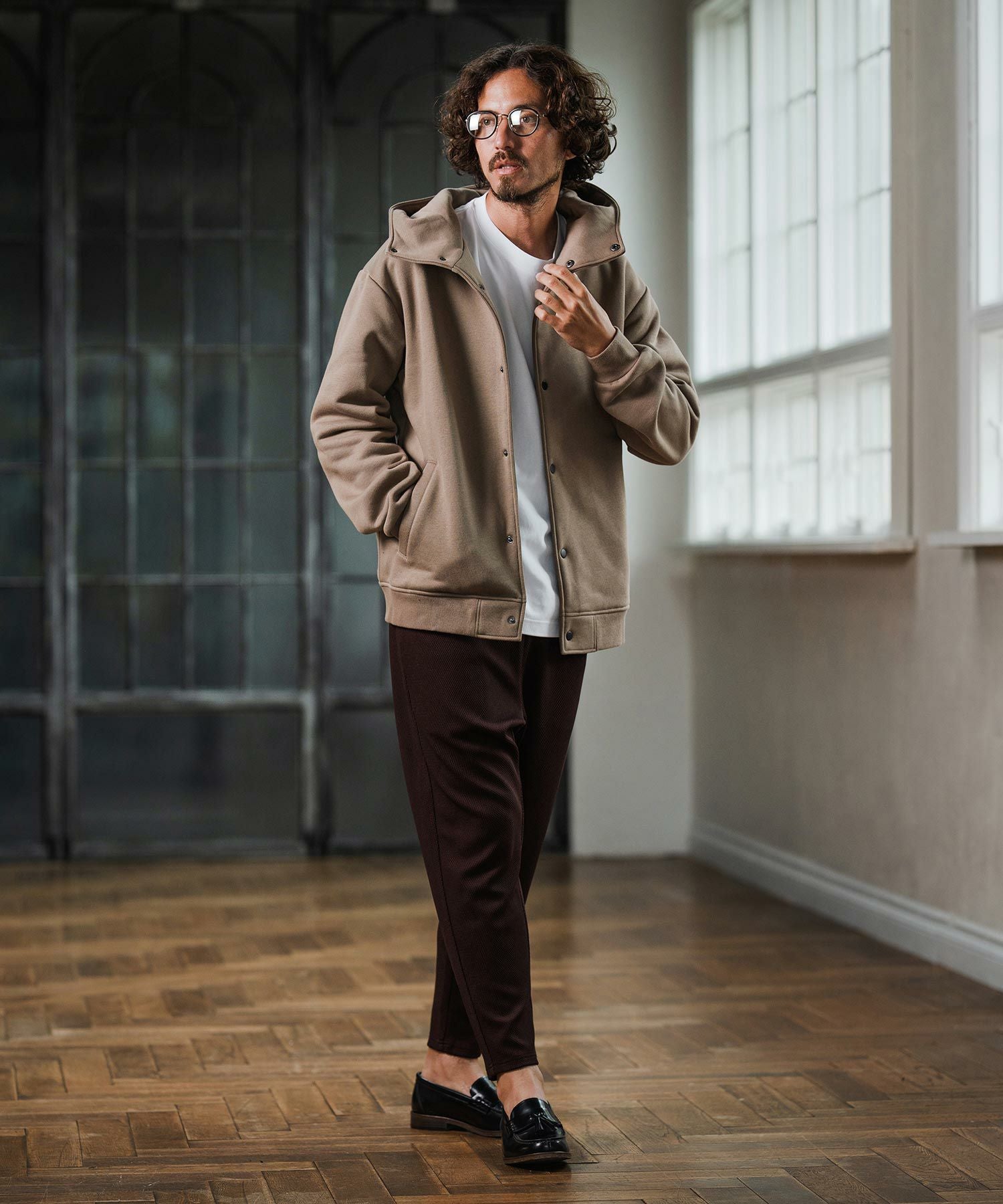 Magine(マージン)】Brushed Lining Hoodie Parka パーカー(MGN-253-019