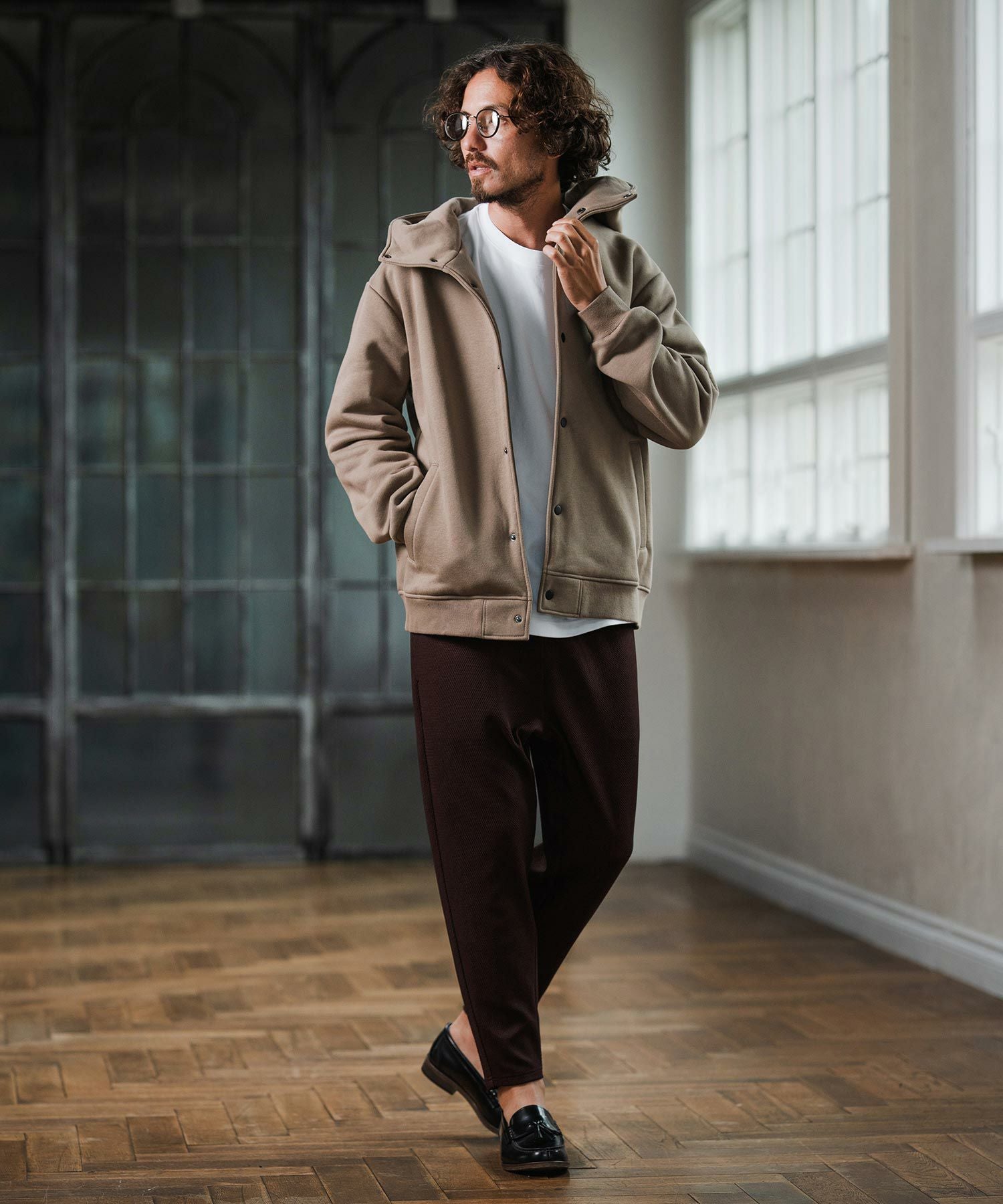 Magine(マージン)】Brushed Lining Hoodie Parka パーカー(MGN-253-019