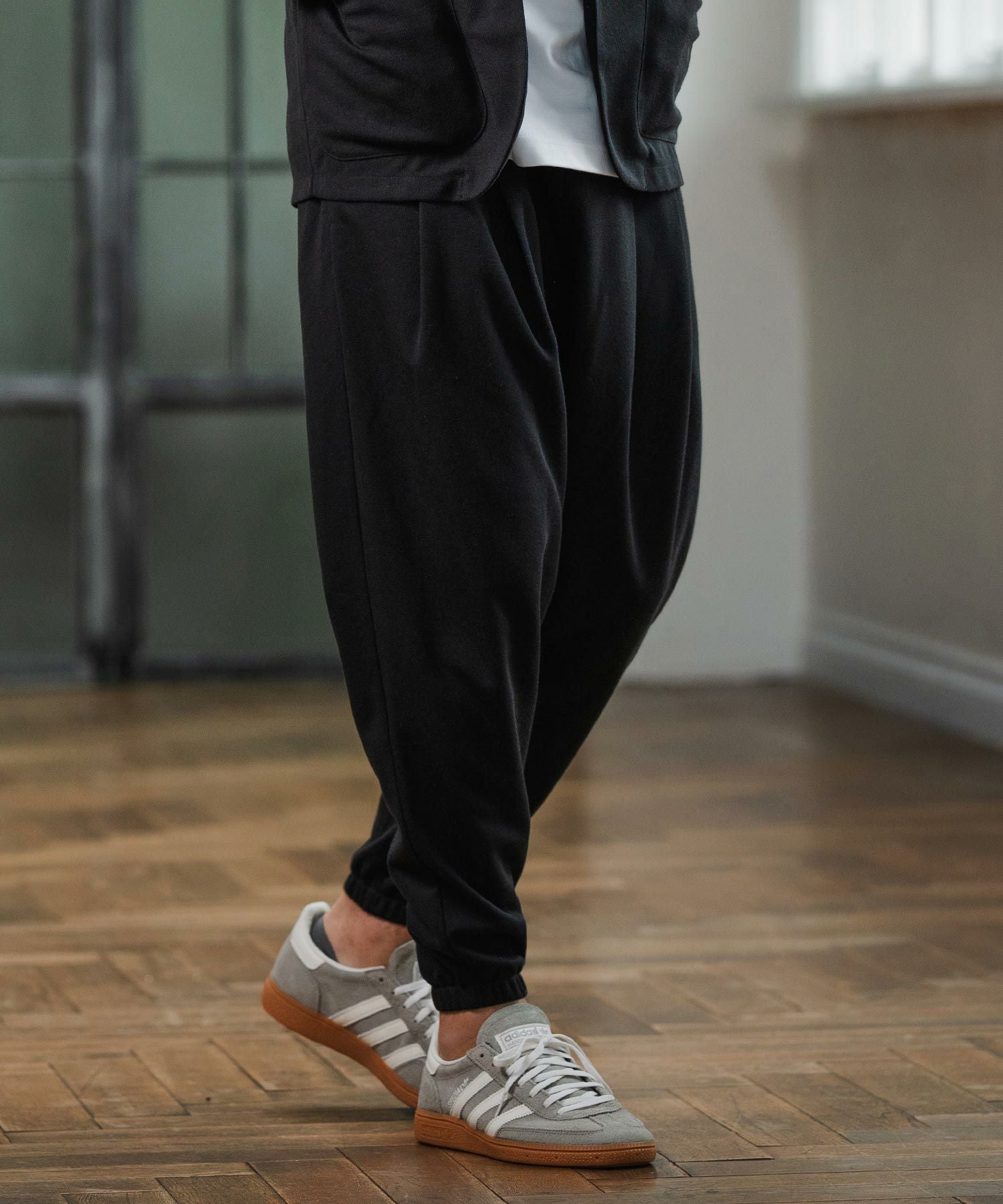 Magine(マージン)】Surf Knit Fabric Tapered Pants テーパードパンツ
