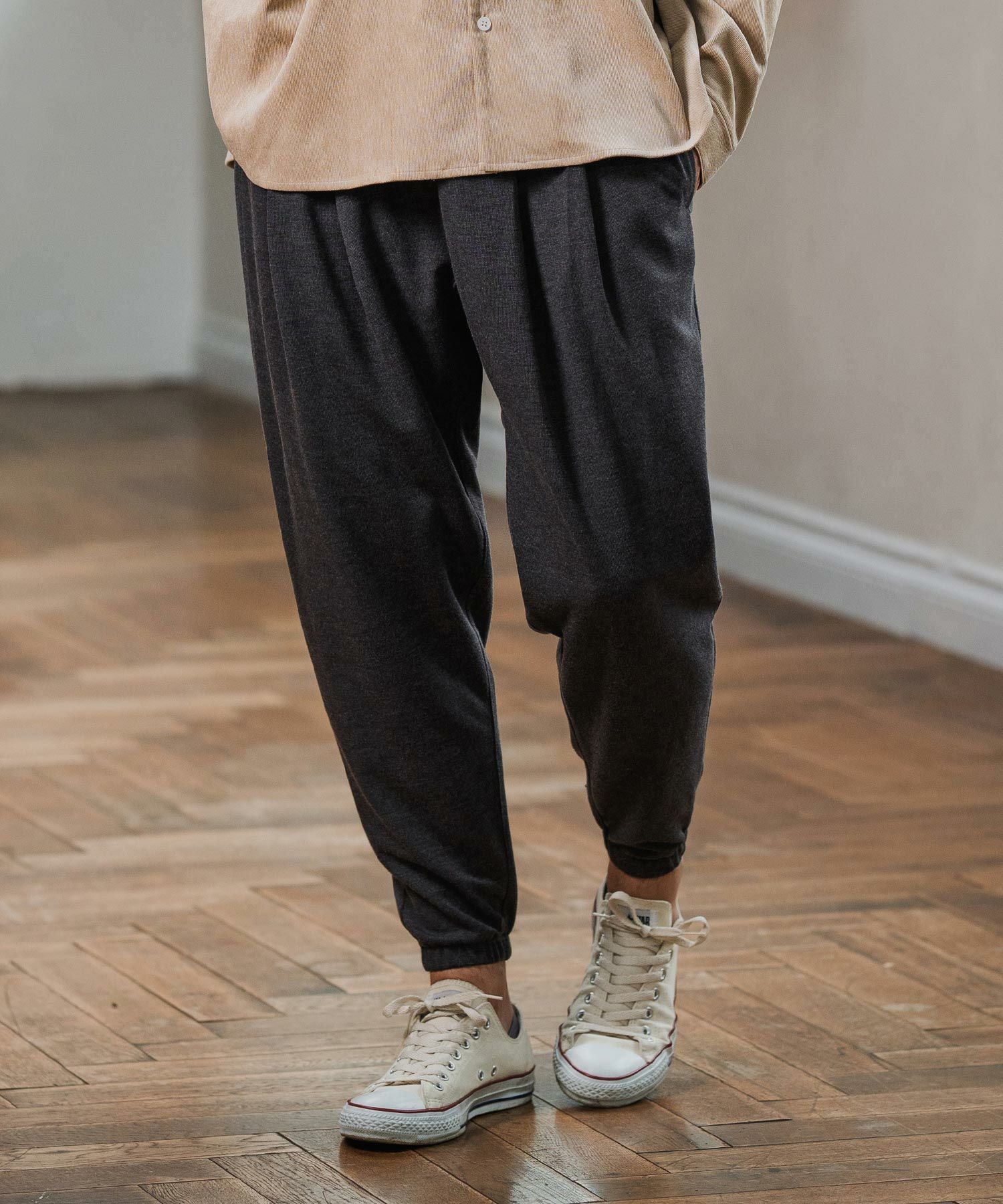 Magine(マージン)】Surf Knit Fabric Tapered Pants テーパードパンツ