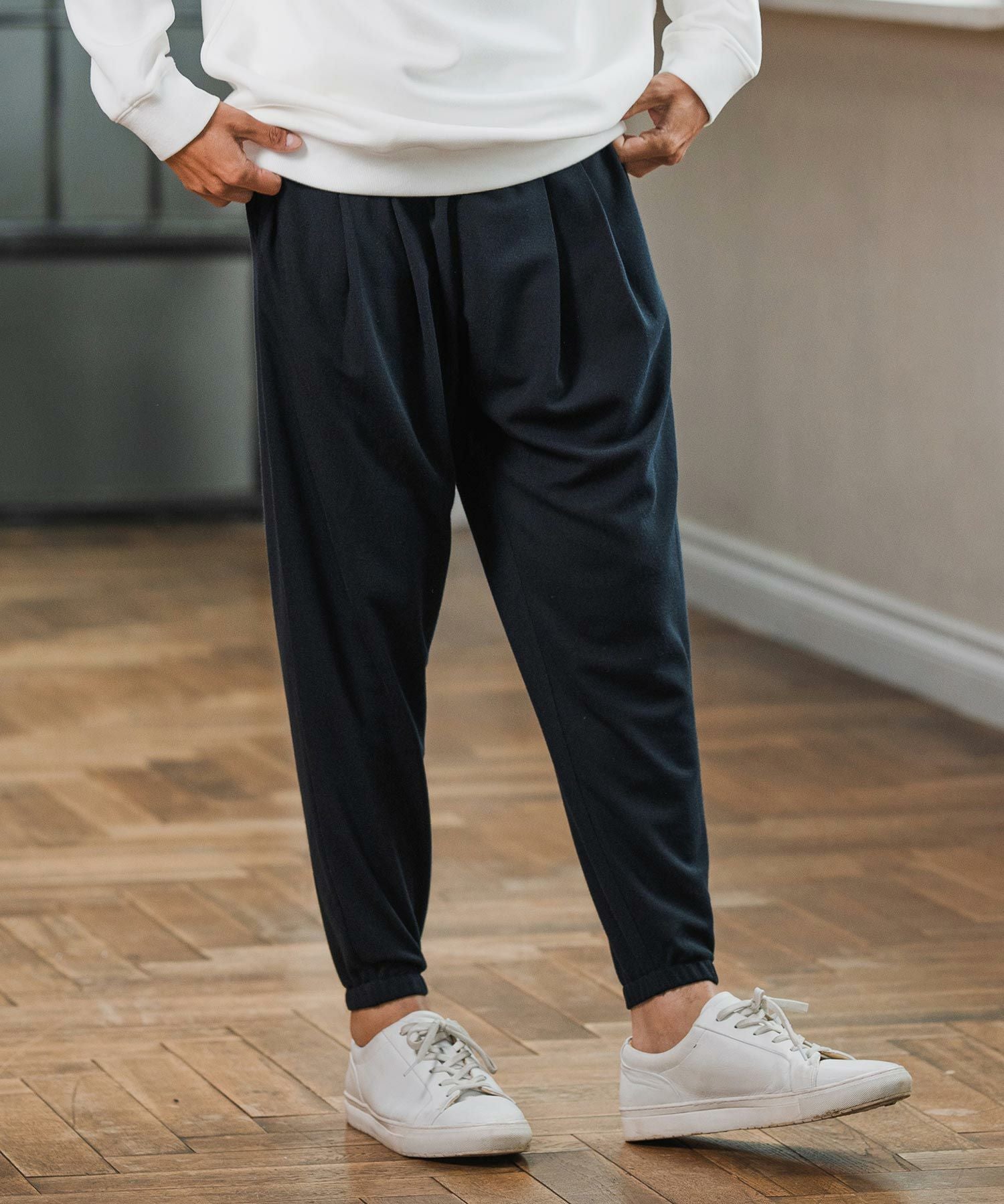 Magine(マージン)】Surf Knit Fabric Tapered Pants テーパードパンツ
