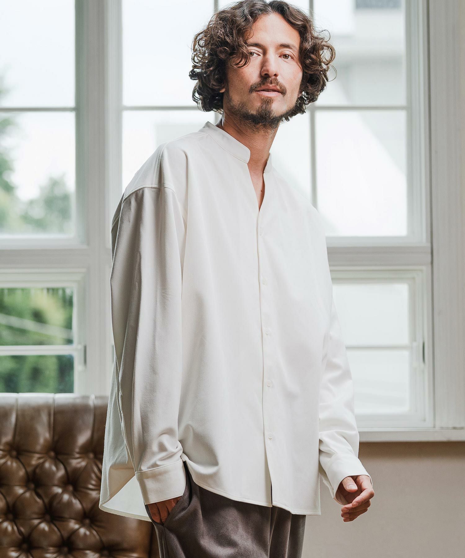 Magine(マージン)】TR Skipper Shirt スキッパーシャツ(MGN-253-027