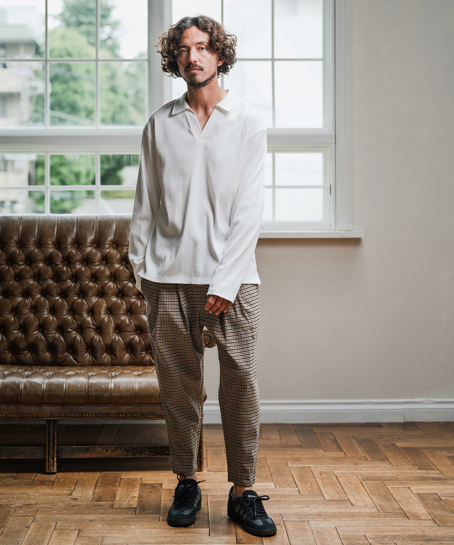 Magine(マージン)】Skipper Collar Polo スキッパーポロシャツ(MGN-253