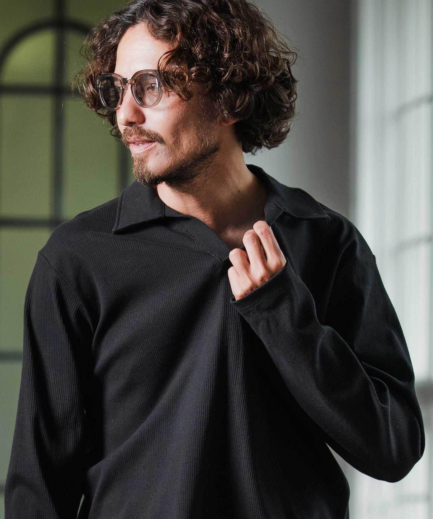 Magine(マージン)】Skipper Collar Polo スキッパーポロシャツ(MGN-253