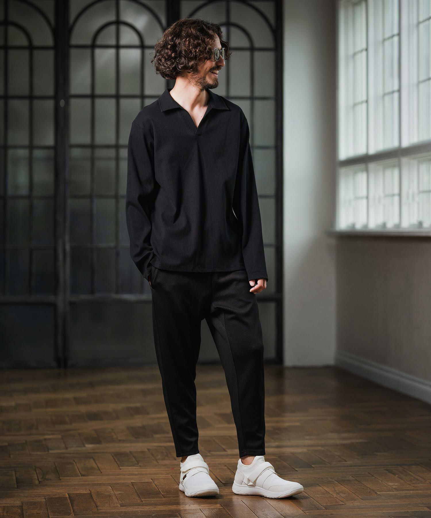 Magine(マージン)】Skipper Collar Polo スキッパーポロシャツ(MGN-253