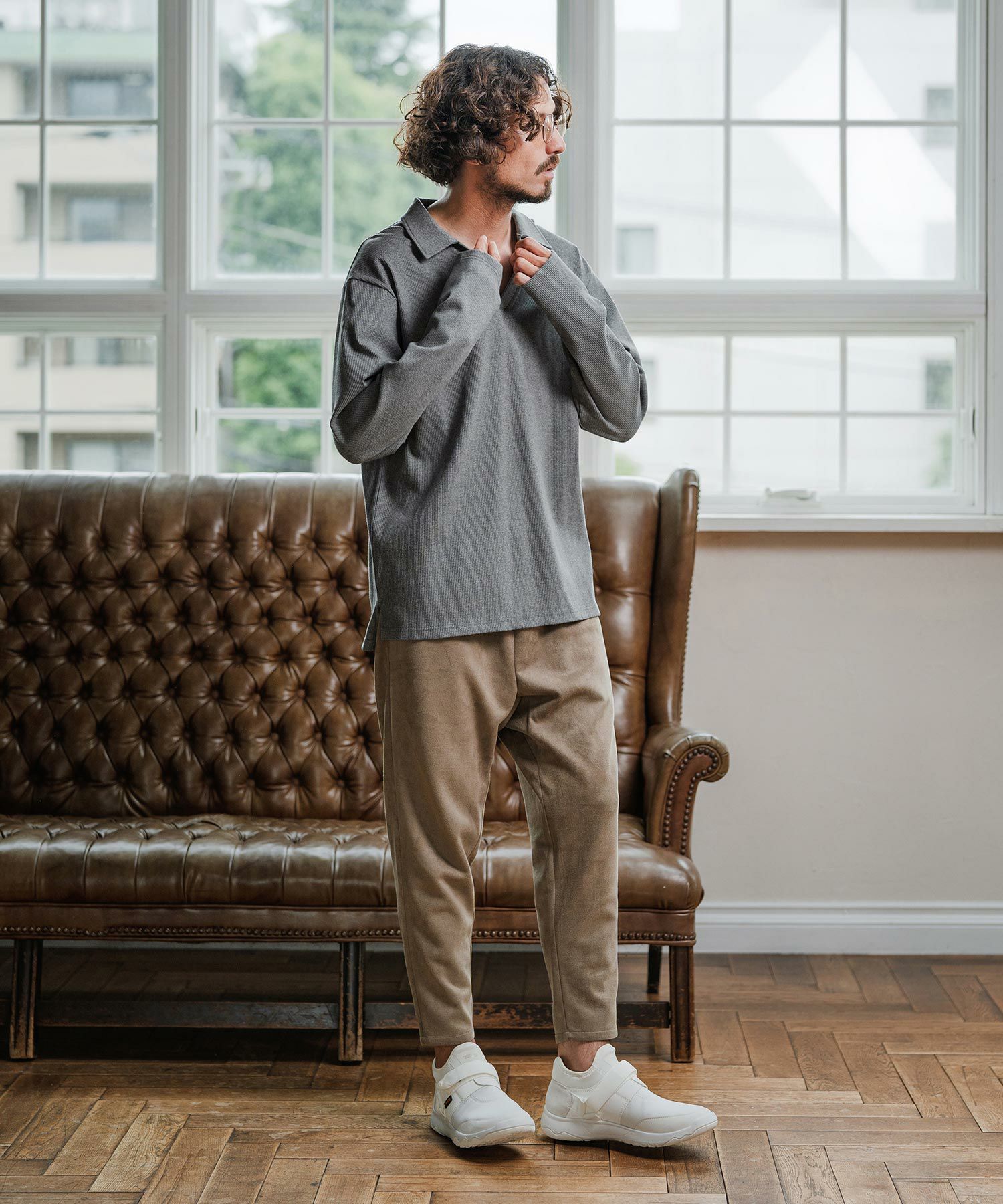 Magine(マージン)】Skipper Collar Polo スキッパーポロシャツ(MGN-253