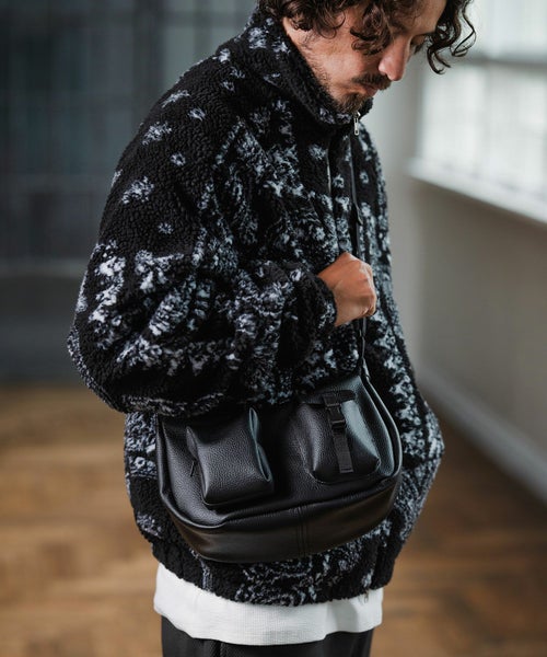 CULLNI(クルニ)】Leather Looped Strap Mini Shoulder Bag ショルダー 