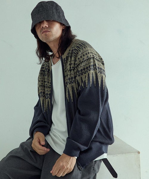 EGO TRIPPING(エゴトリッピング)】ARROWKNIT ニットカーディガン 