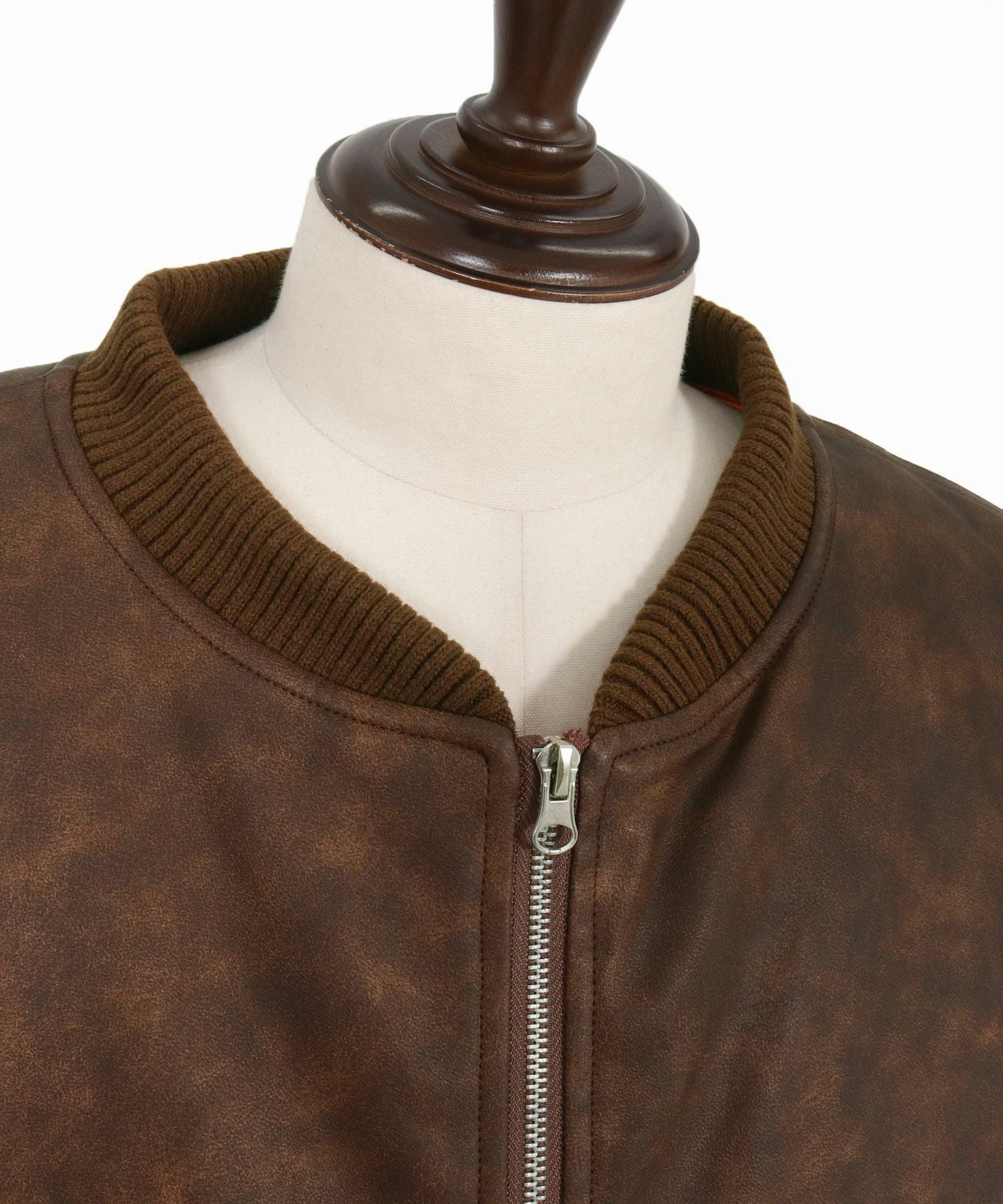 スエードレザー ジップアップジャケット ma-1 vintage ZIP UP JACKET Suede Beige – EDWIN CONCEPT SHOP