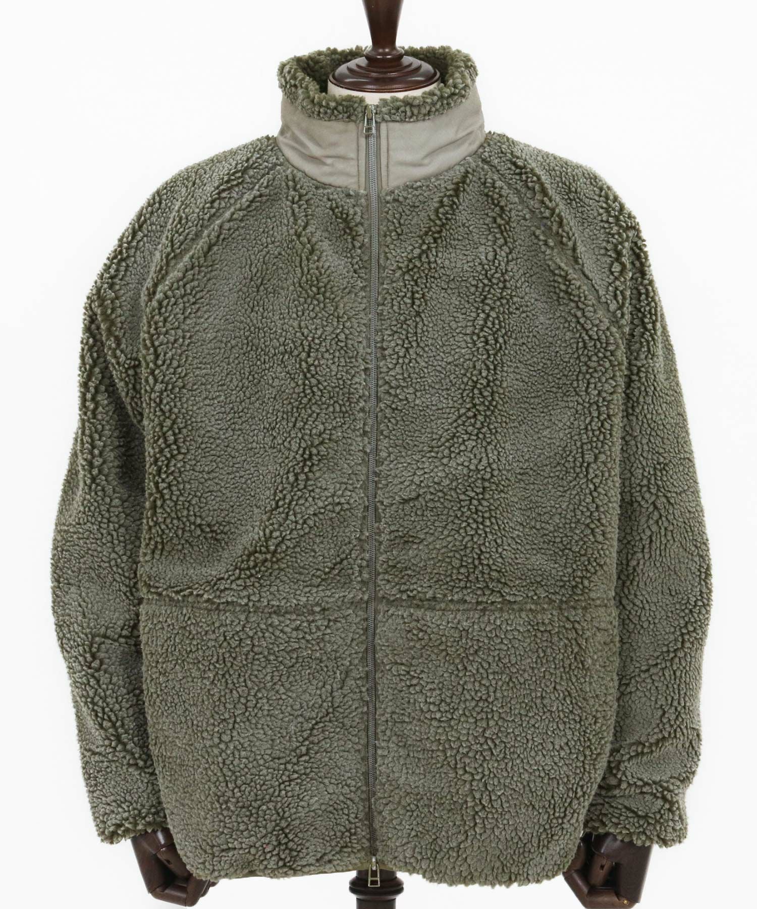50%OFF【CAMBIO(カンビオ)】Vintage Like Boa Fleece Zip Jacket ボア