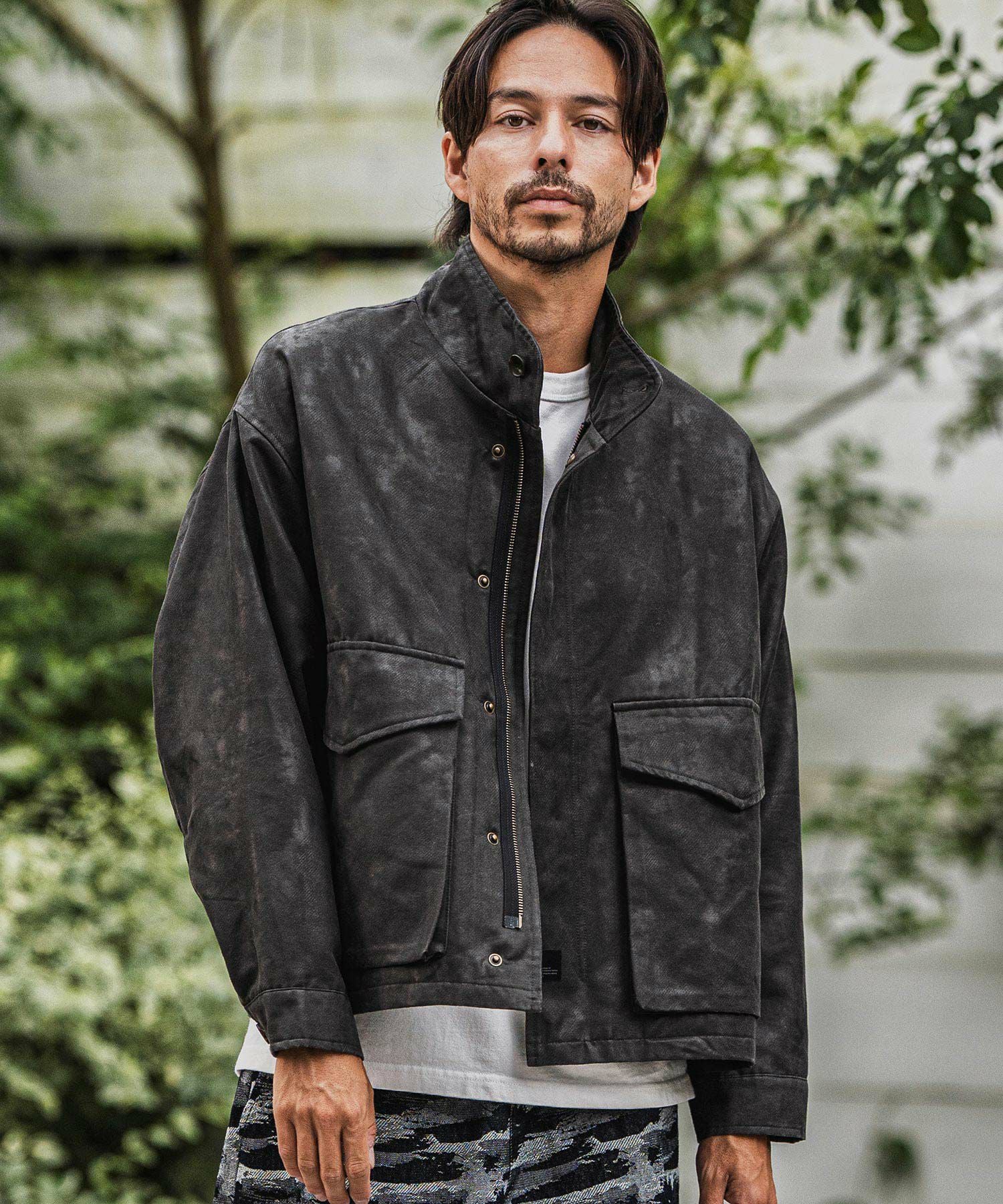 CAMBIO(カンビオ)】Vintage Like Synthetic Leather Short Flight