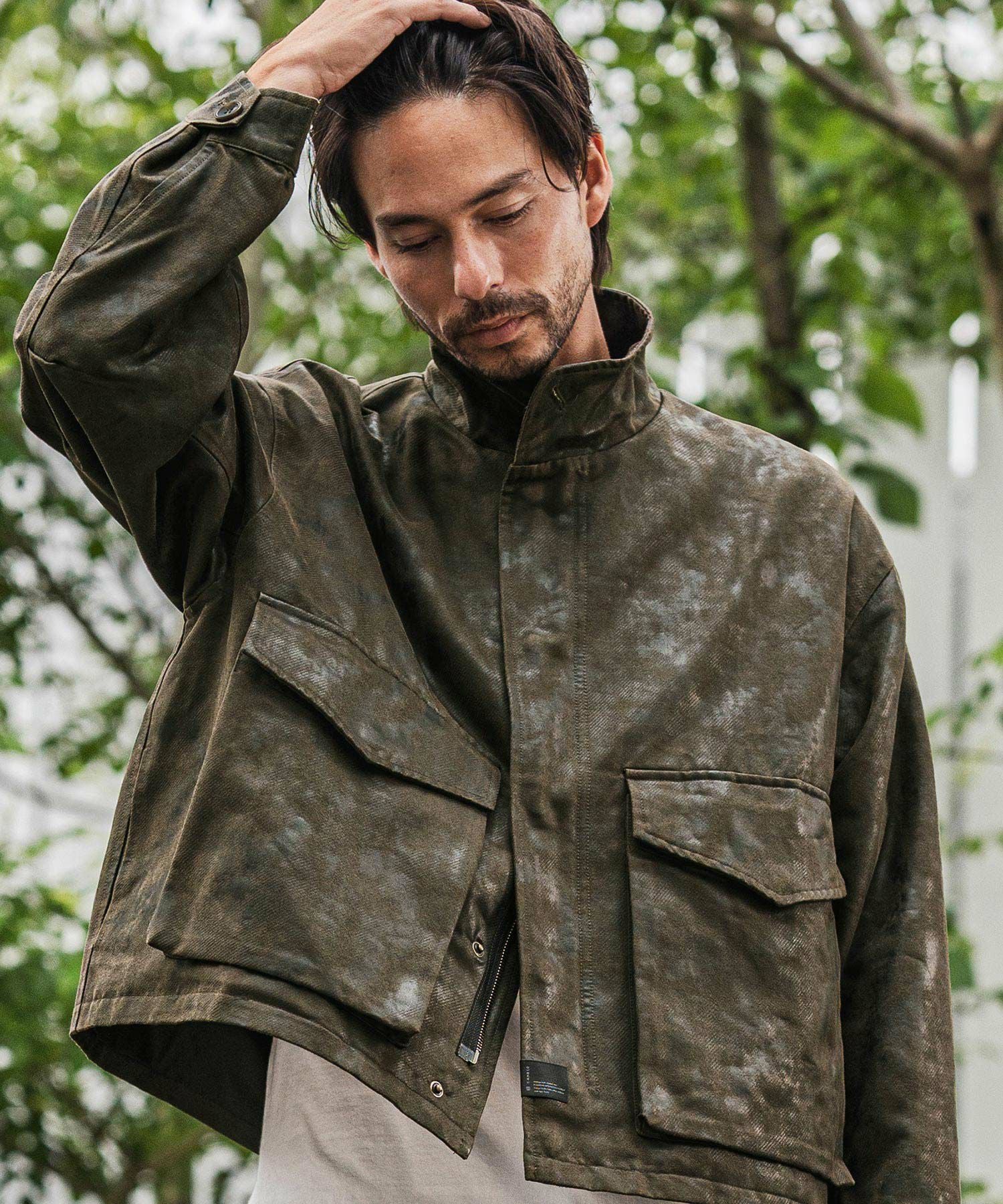 CAMBIO(カンビオ)】Vintage Like Synthetic Leather Short Flight