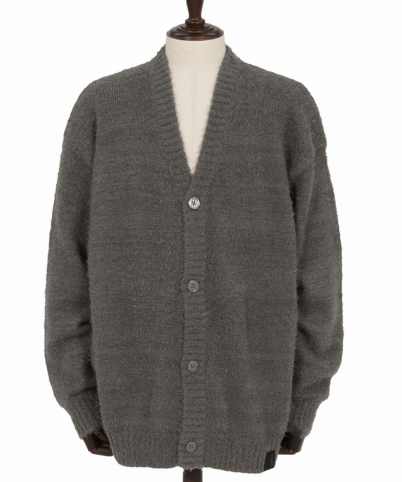 CAMBIO(カンビオ)】Minimal Shaggy Knit Cardigan シャギーニット 