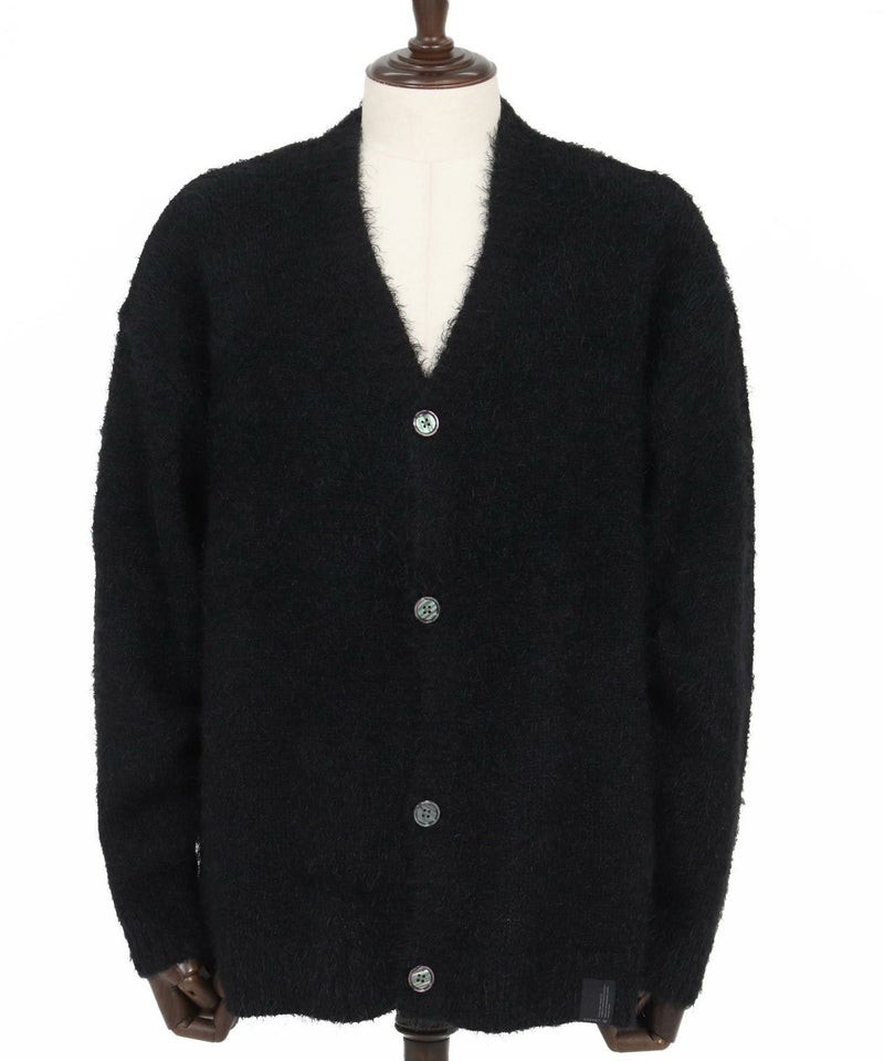 CAMBIO(カンビオ)】Minimal Shaggy Knit Cardigan シャギーニット 