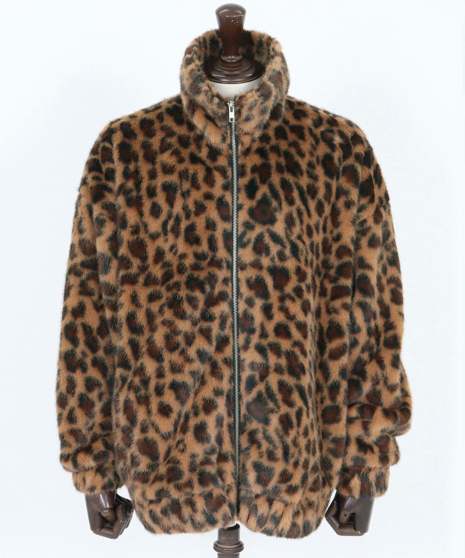 CAMBIO(カンビオ)】Oversized Leopard Fleece Jacket フリース