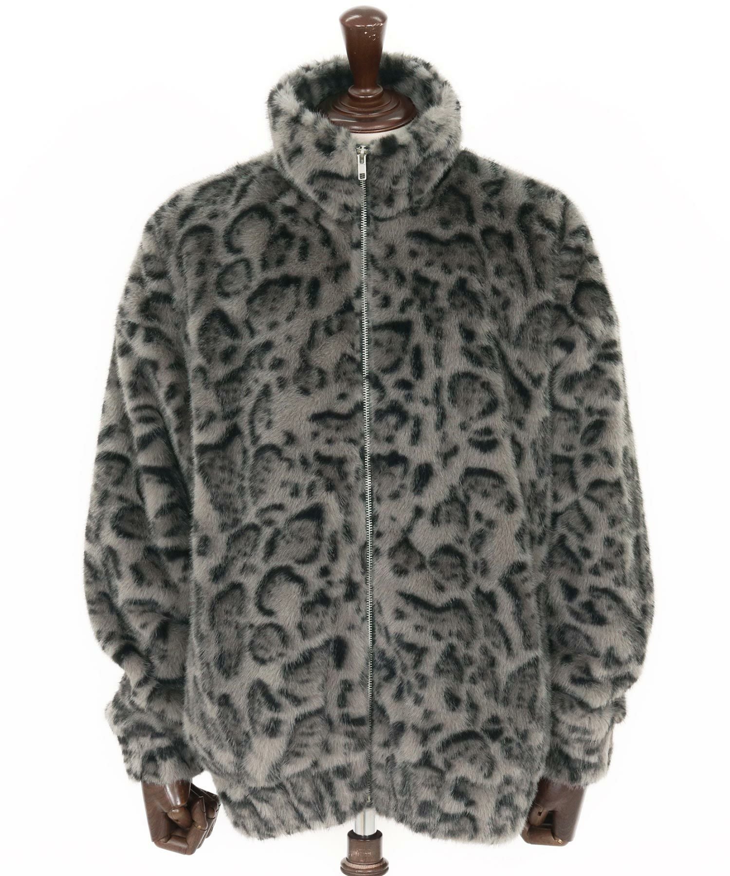 CAMBIO(カンビオ)】Oversized Leopard Fleece Jacket フリース