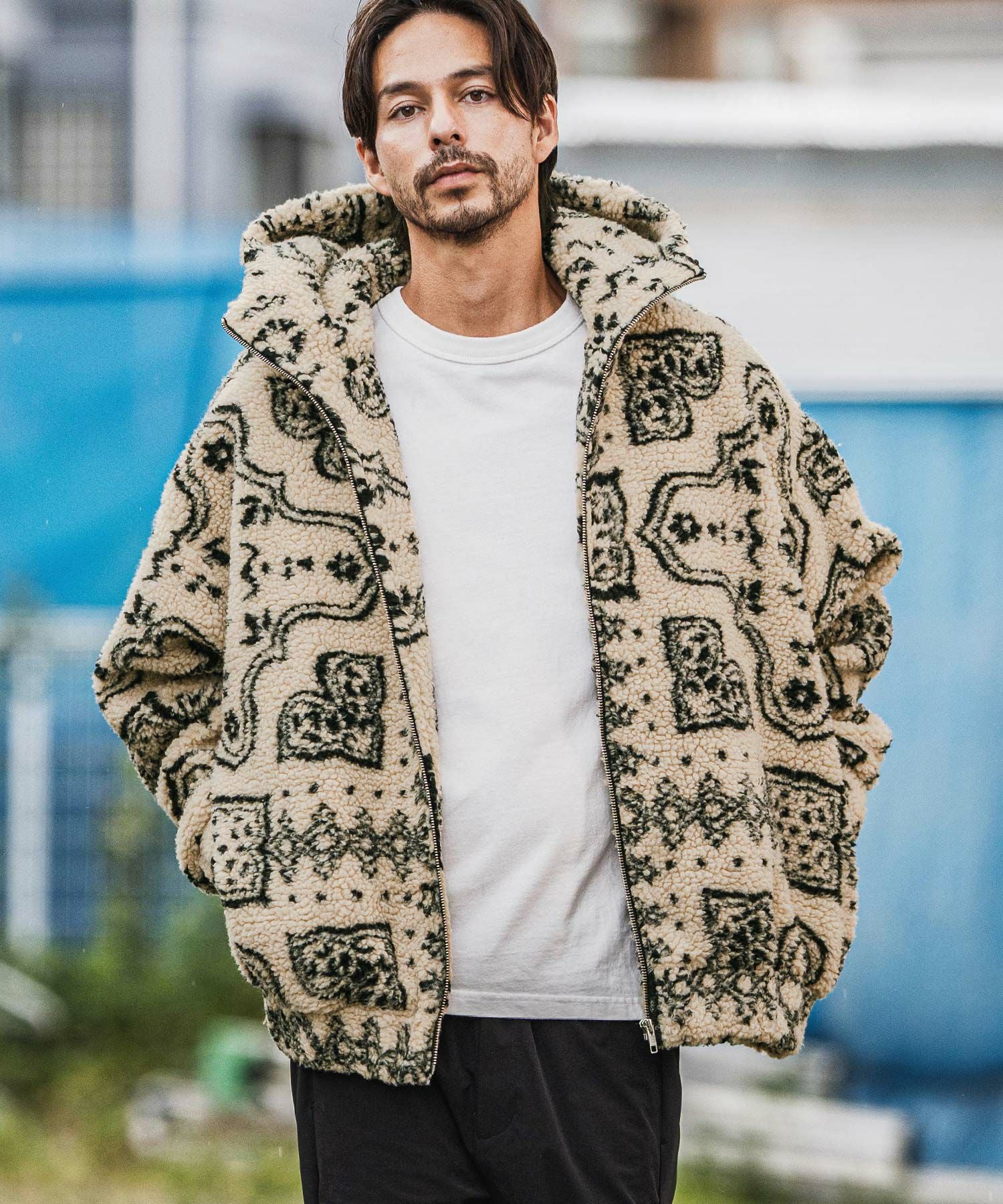 CAMBIO(カンビオ)】Oversized Hooded Boa Jacket ボアジャケット CAMBIO(カンビオ)】Oversized Hooded Boa Jacket ボアジャケット