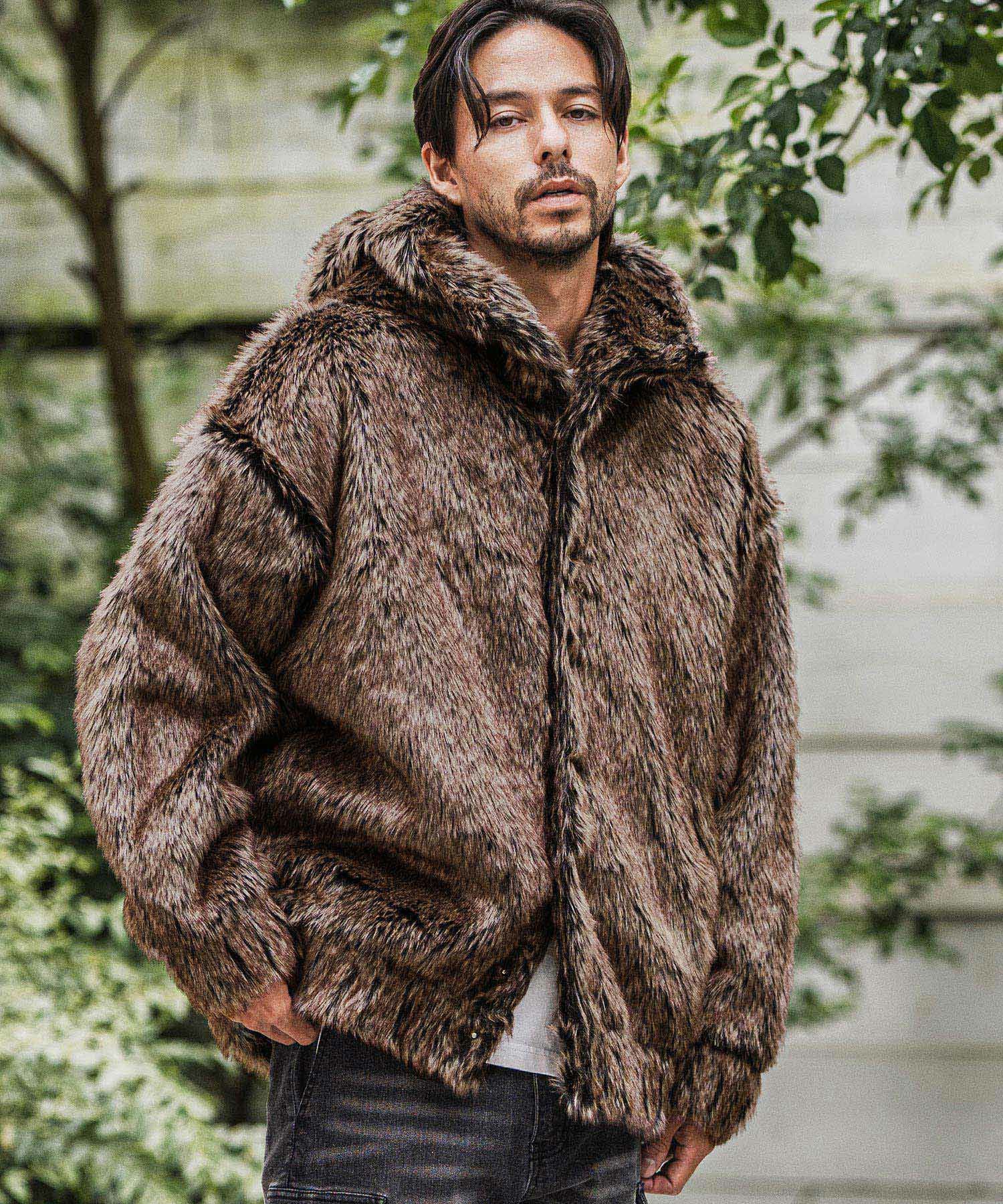 CAMBIO(カンビオ)】Oversized Fur Jacket ファージャケット(CAM25AW