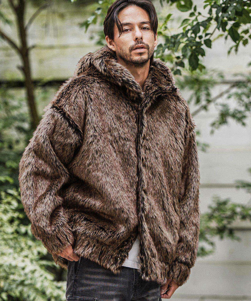 CAMBIO(カンビオ)】Oversized Fur Jacket ファージャケット(CAM25AW 