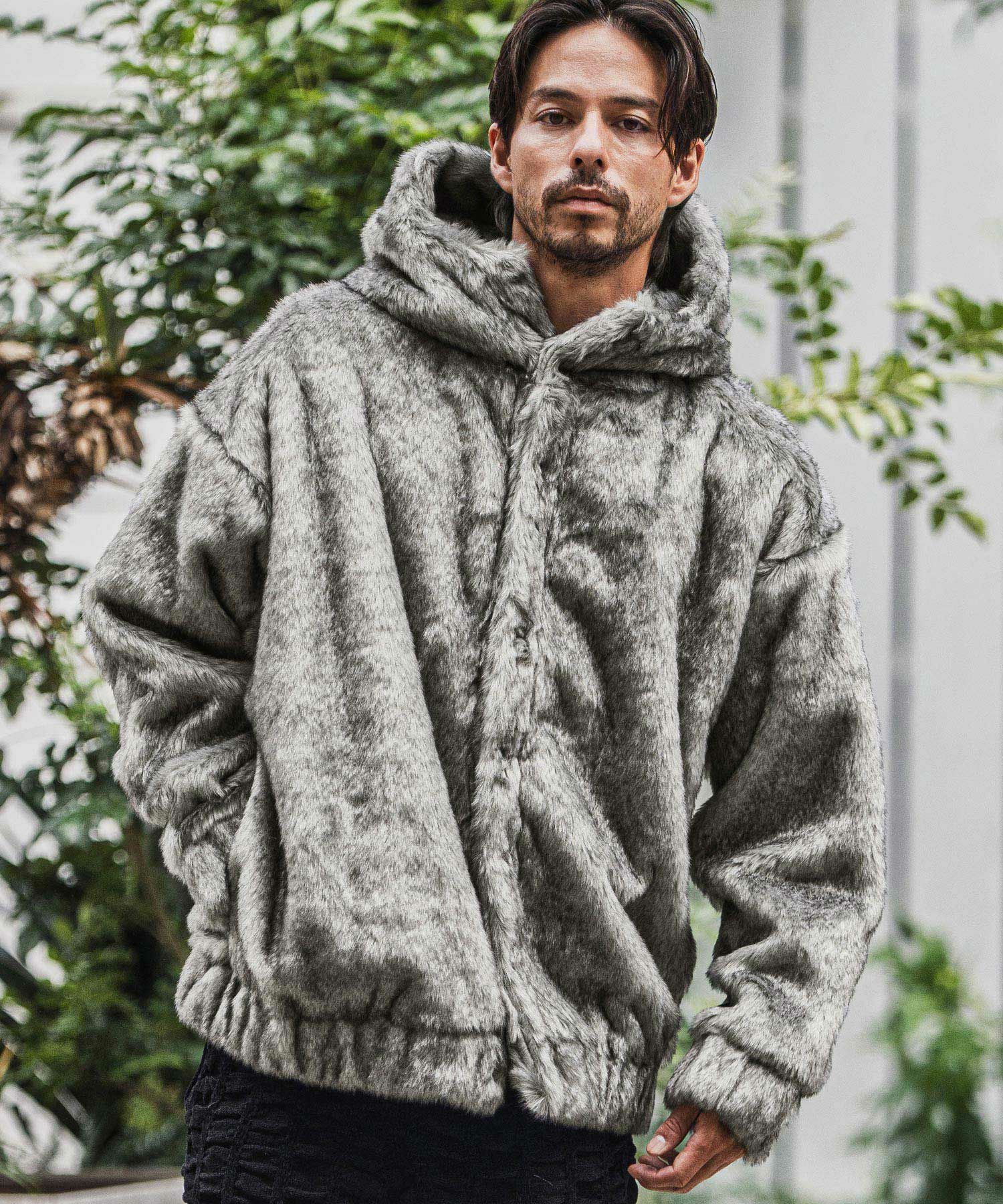 CAMBIO(カンビオ)】Oversized Fur Jacket ファージャケット(CAM25AW